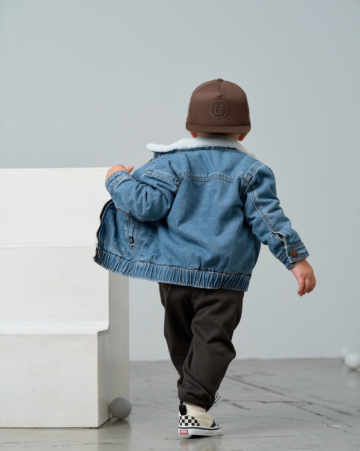 Sherpa Denim Jacket - Little Bipsy