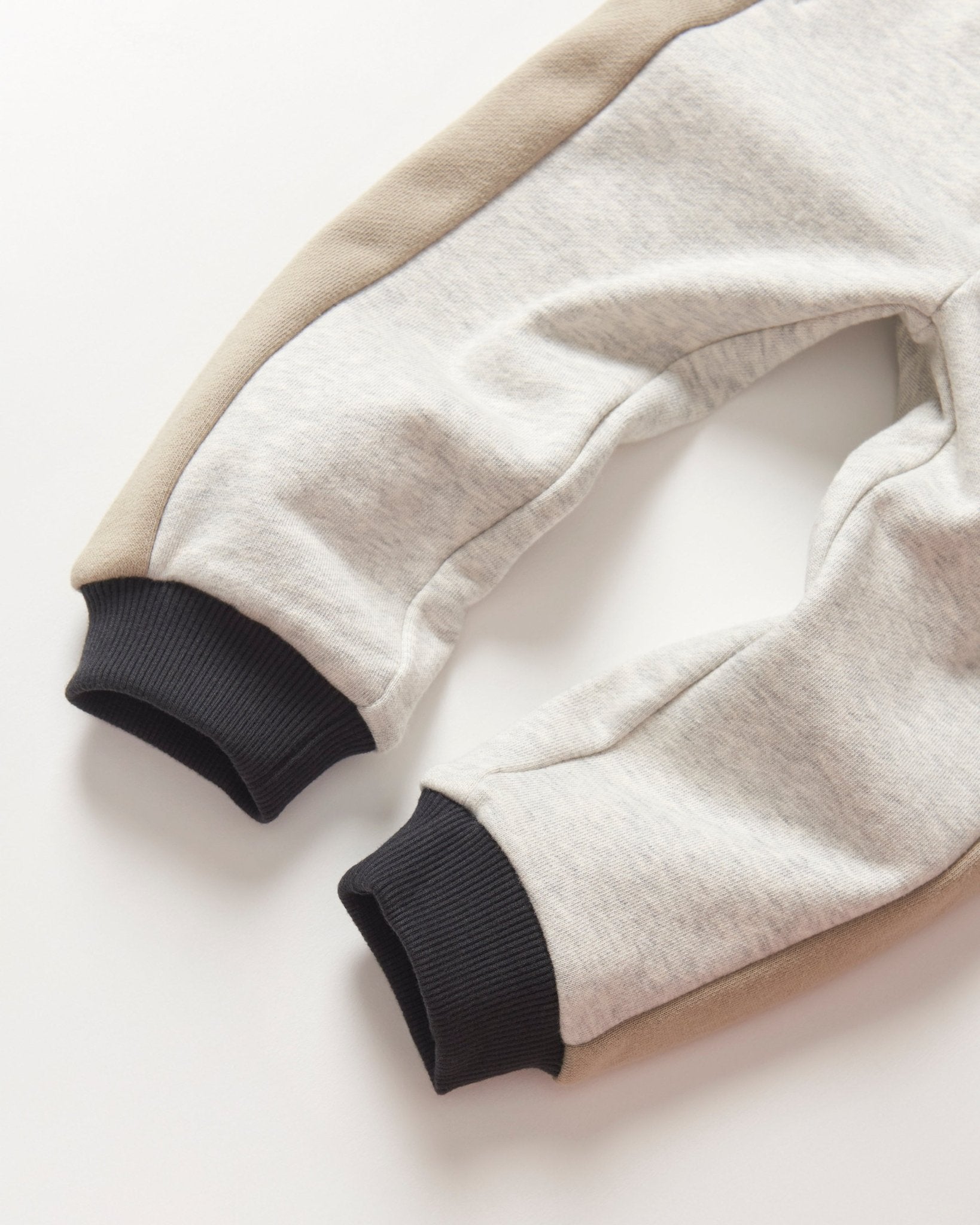 Side Stripe Jogger - Stone Grey - Little Bipsy