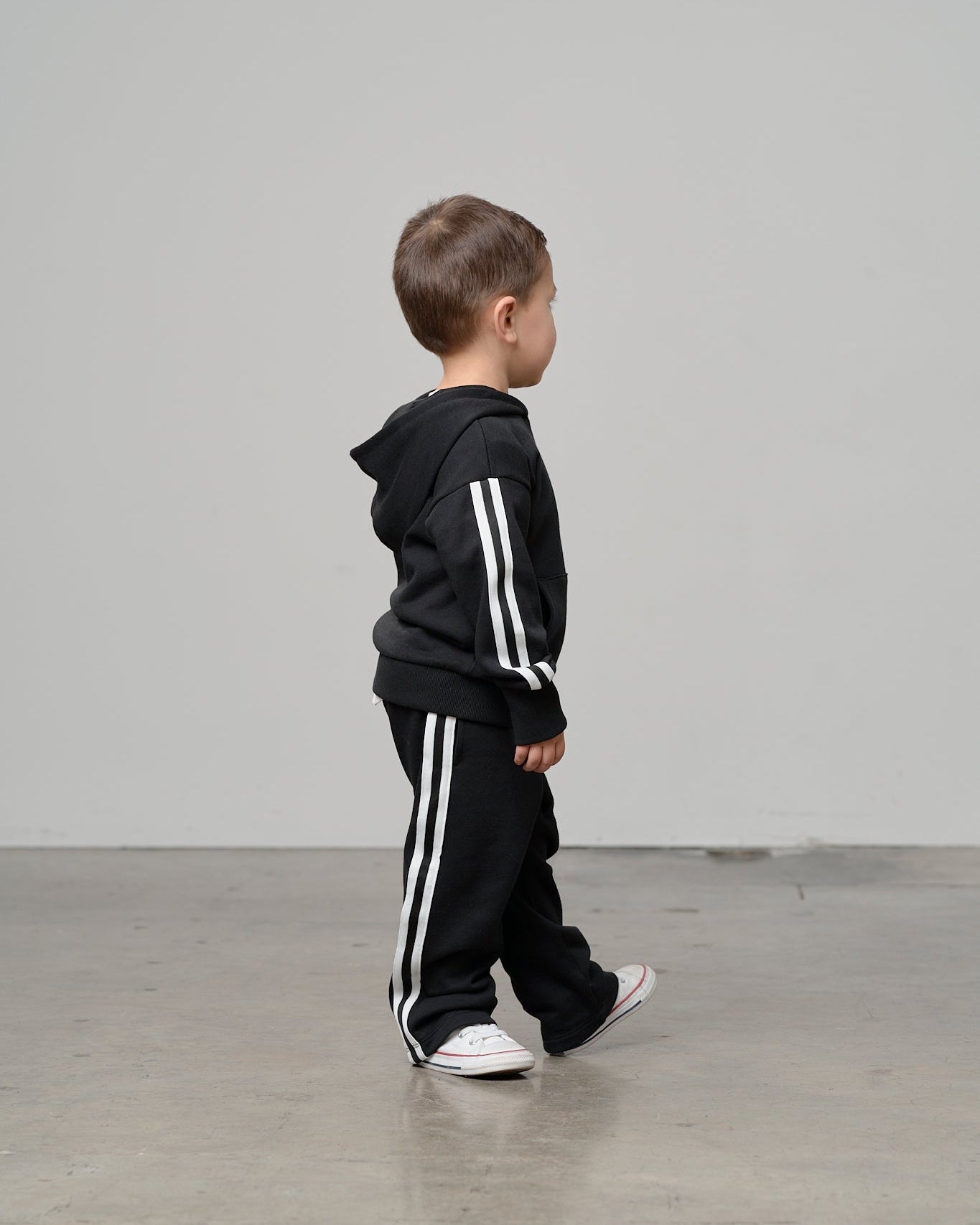 Side Trim Pant - Black - Little Bipsy