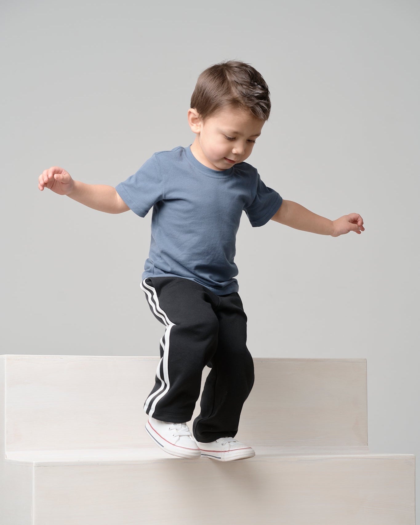 Side Trim Pant - Black - Little Bipsy