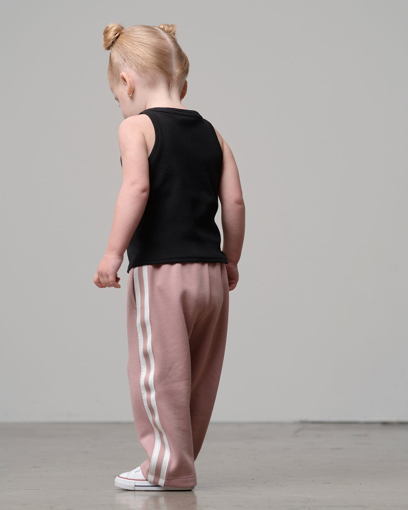 Side Trim Pant - Dusty Rosewood - Little Bipsy