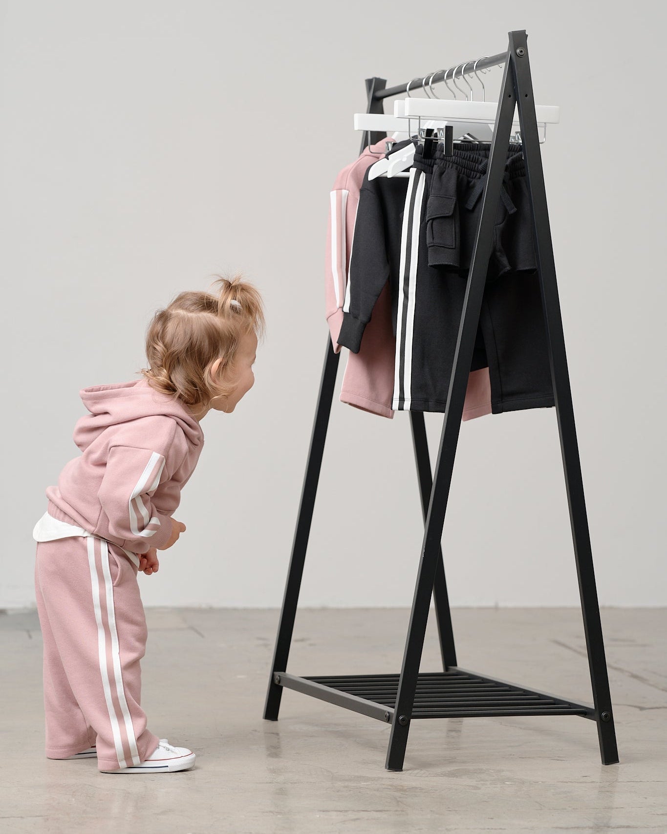 Side Trim Pant - Dusty Rosewood - Little Bipsy