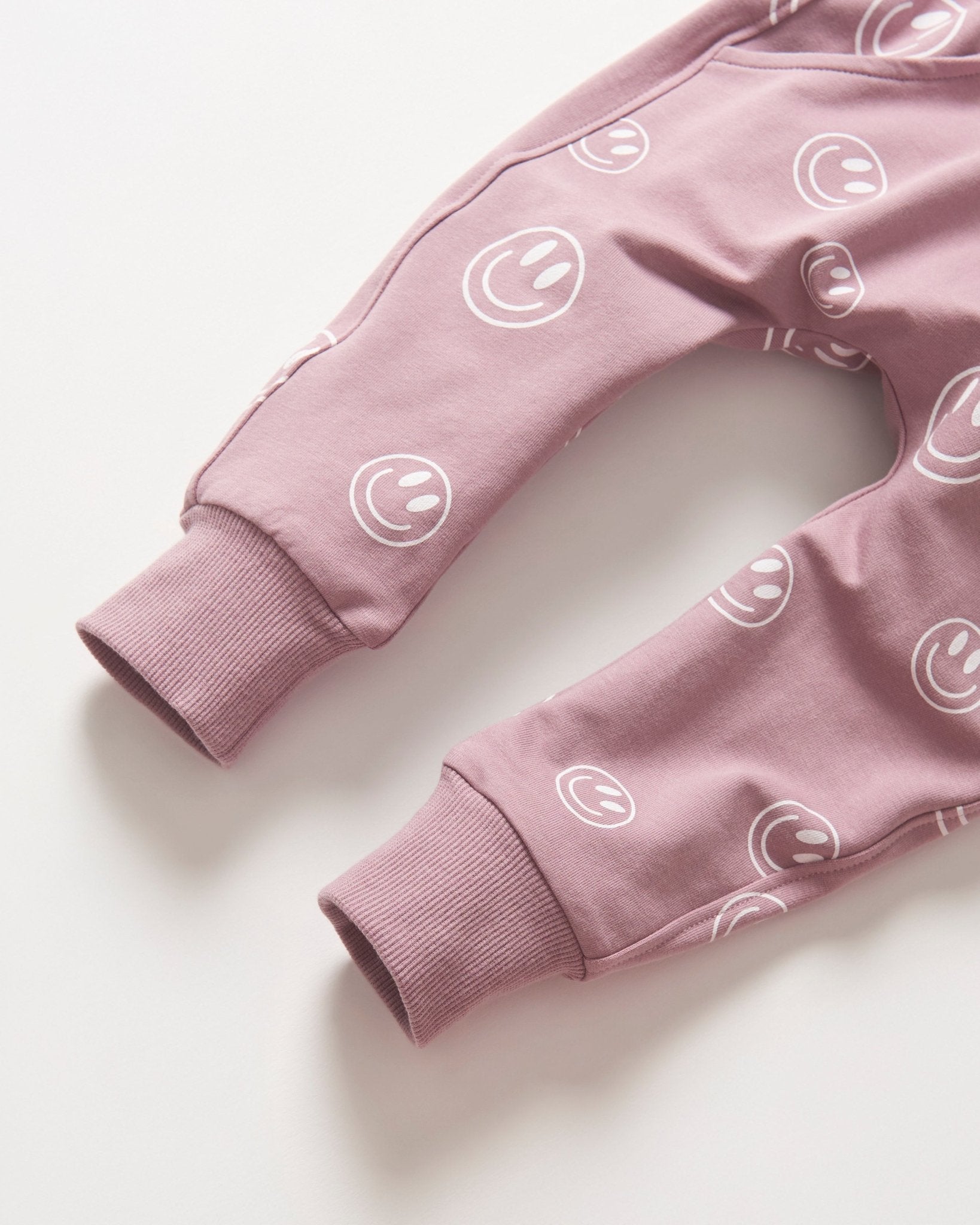 Smiley Jogger - Dusty Purple - Little Bipsy