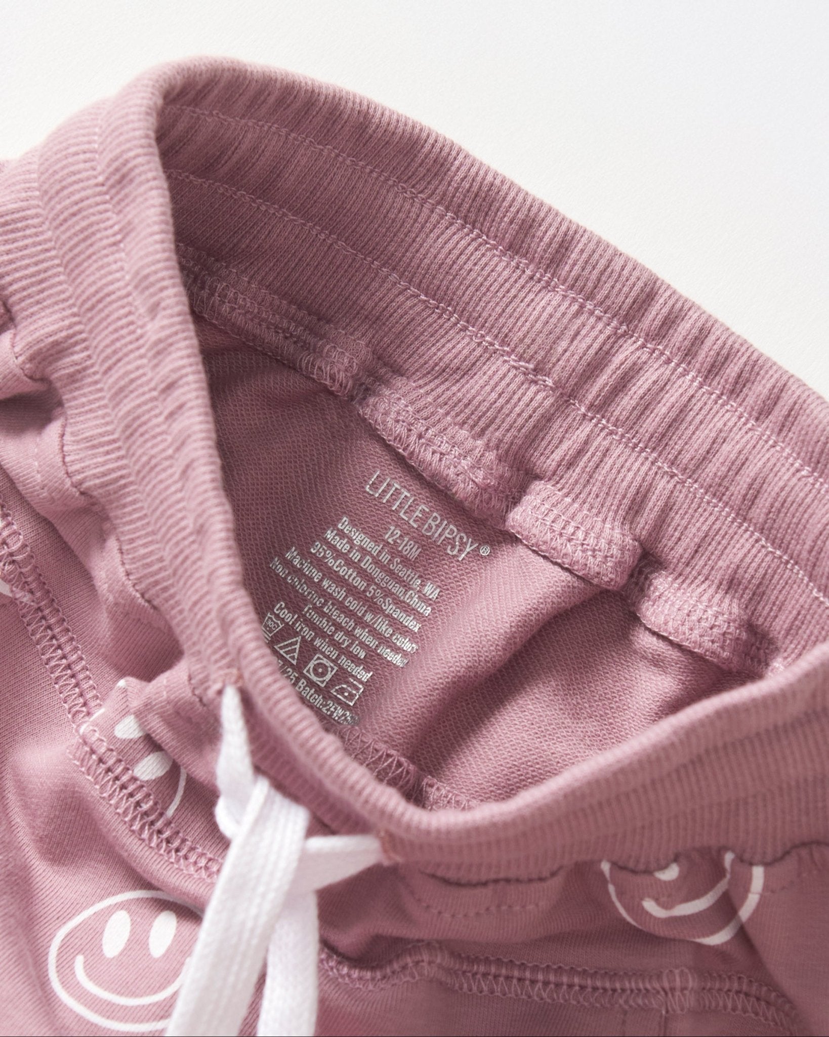 Smiley Jogger - Dusty Purple - Little Bipsy