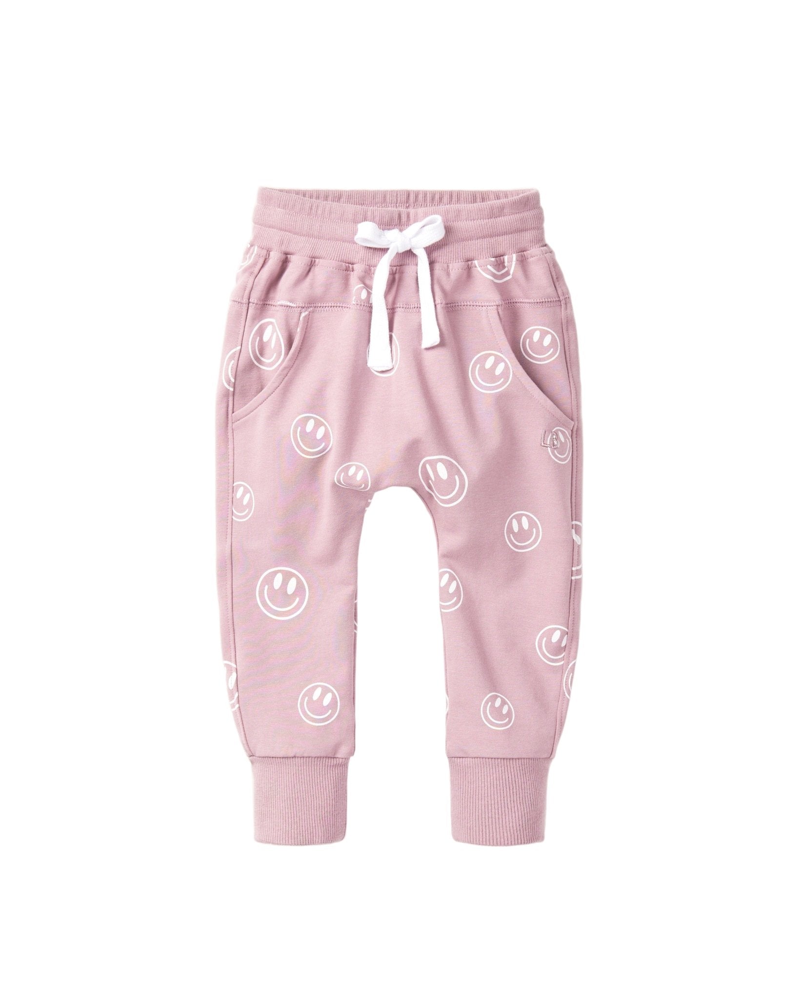 Smiley Jogger - Dusty Purple - Little Bipsy