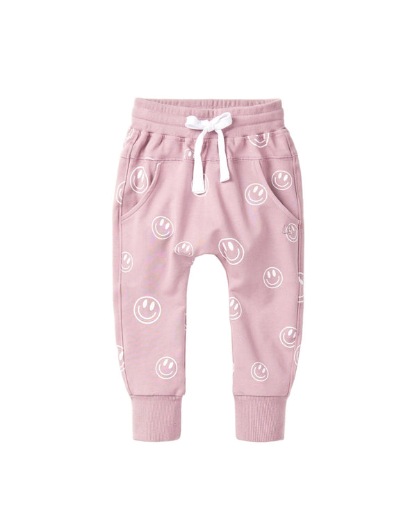 Smiley Jogger - Dusty Purple - Little Bipsy