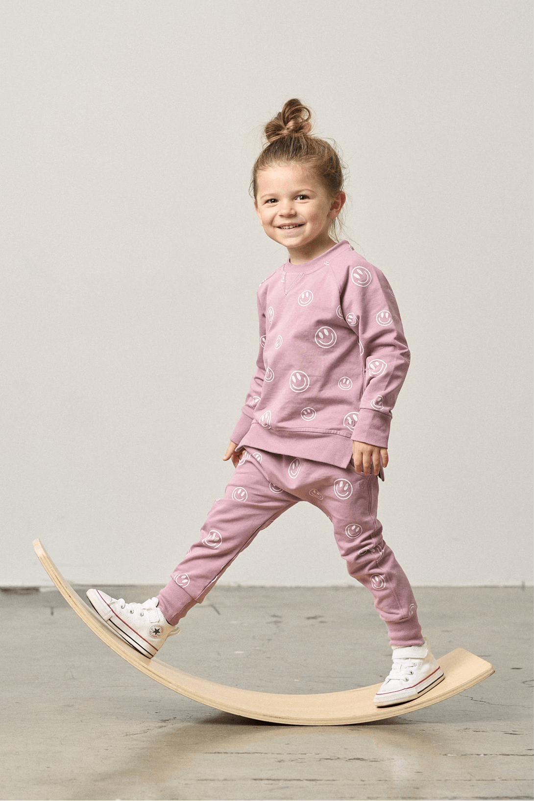 Smiley Jogger - Dusty Purple - Little Bipsy