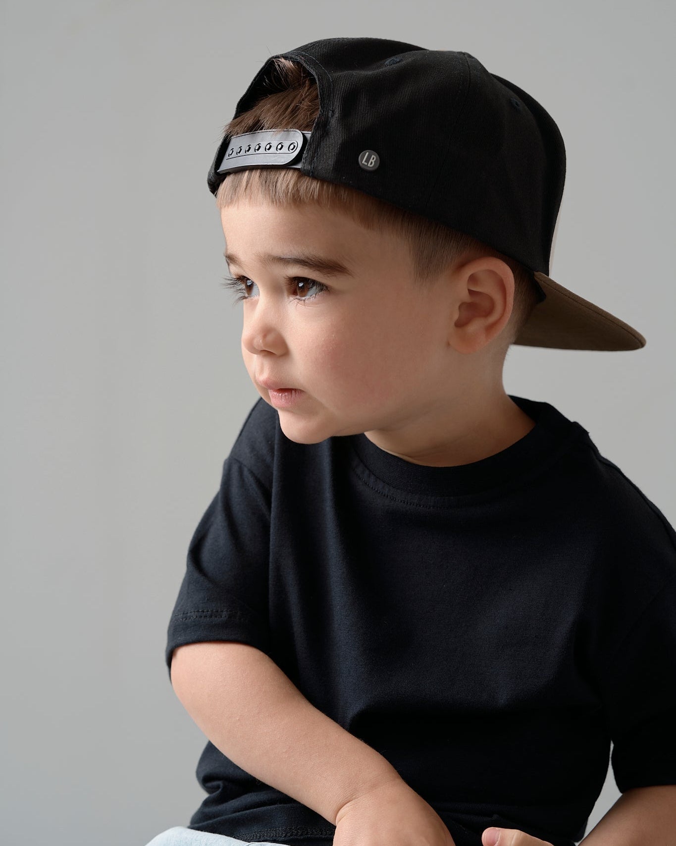Snapback Hat - Iron/Driftwood - Little Bipsy