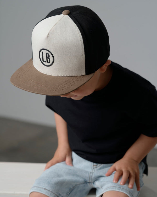 Snapback Hat - Iron/Driftwood - Little Bipsy
