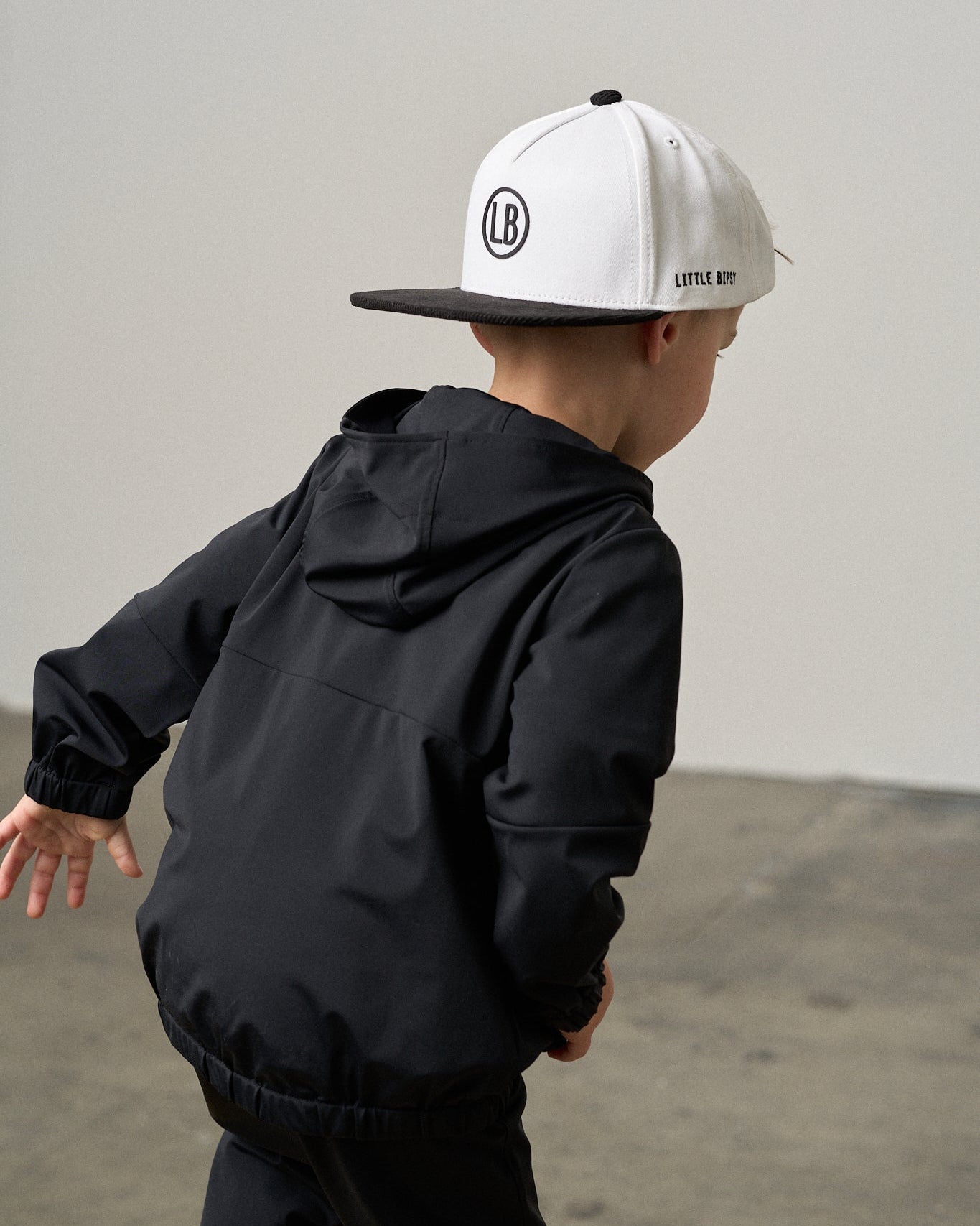 Snapback Hat - White - Little Bipsy