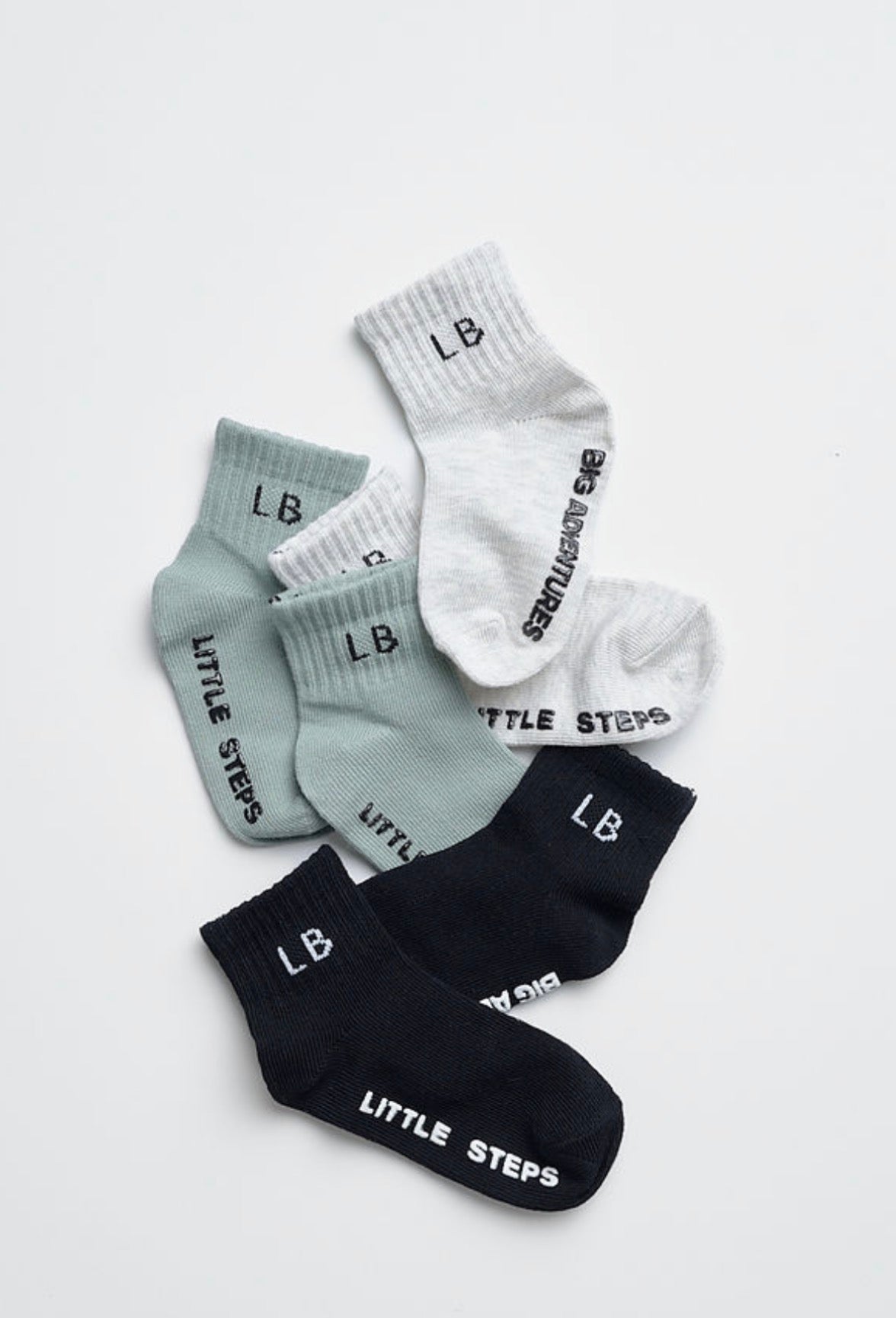 Sock 3 - Pack - Agave Mix - Little Bipsy
