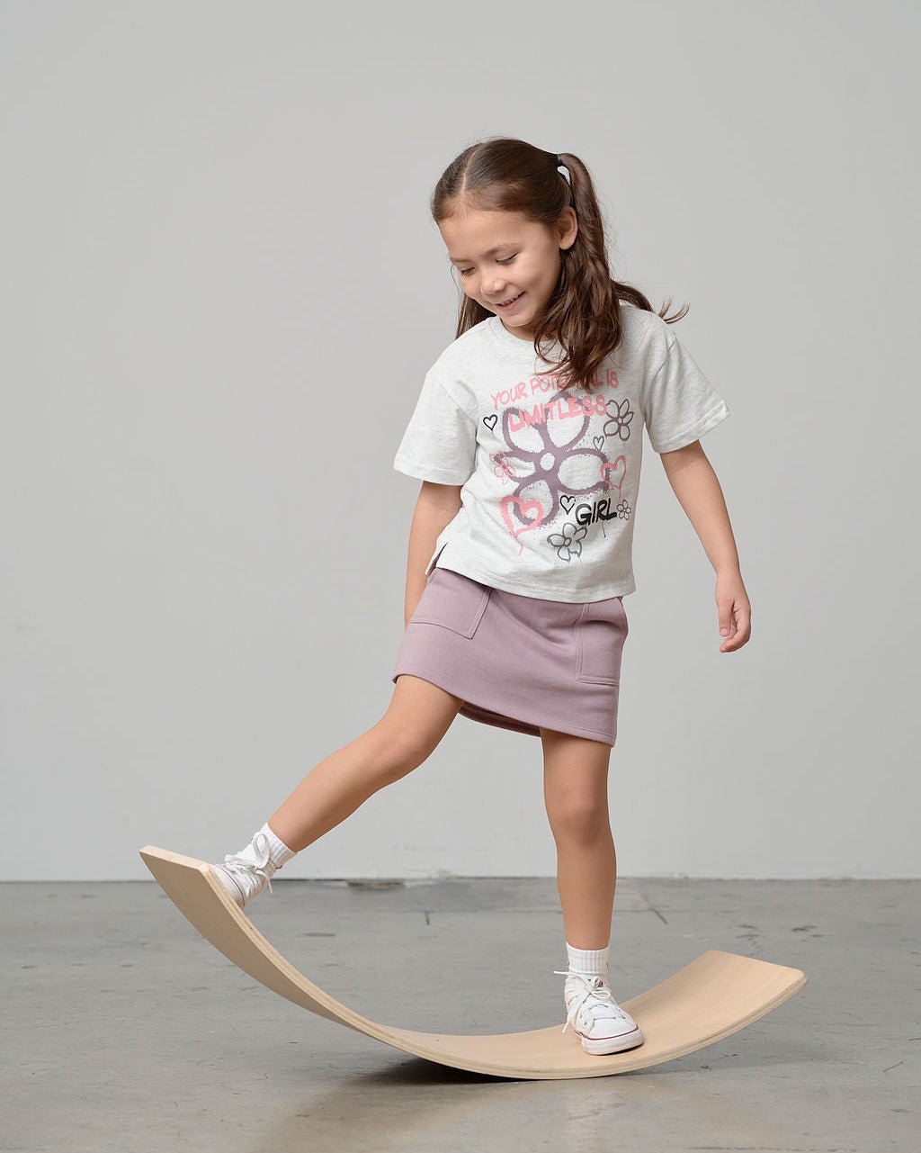 Stitch Pocket Skort - Dusty Purple - Little Bipsy