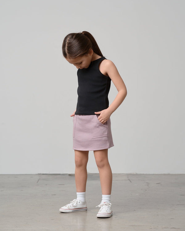 Stitch Pocket Skort - Dusty Purple - Little Bipsy