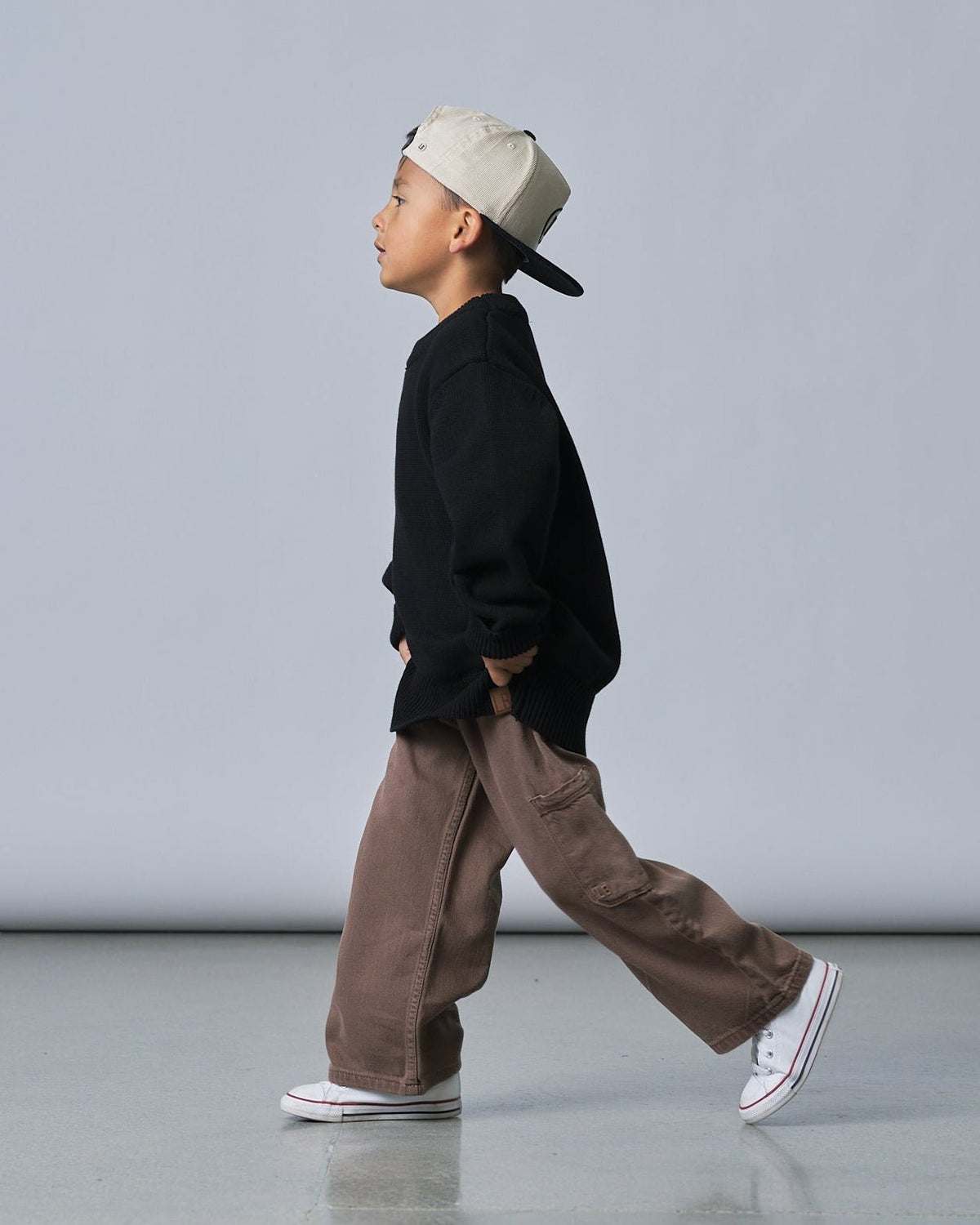 Straight Leg Cargo - Light Brown - Little Bipsy