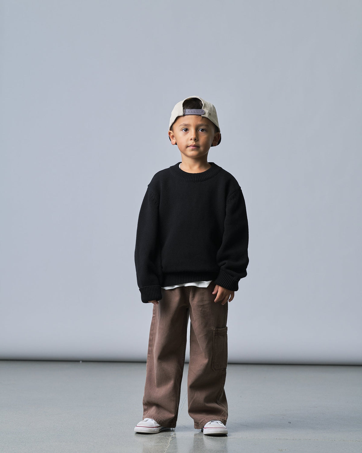 Straight Leg Cargo - Light Brown - Little Bipsy