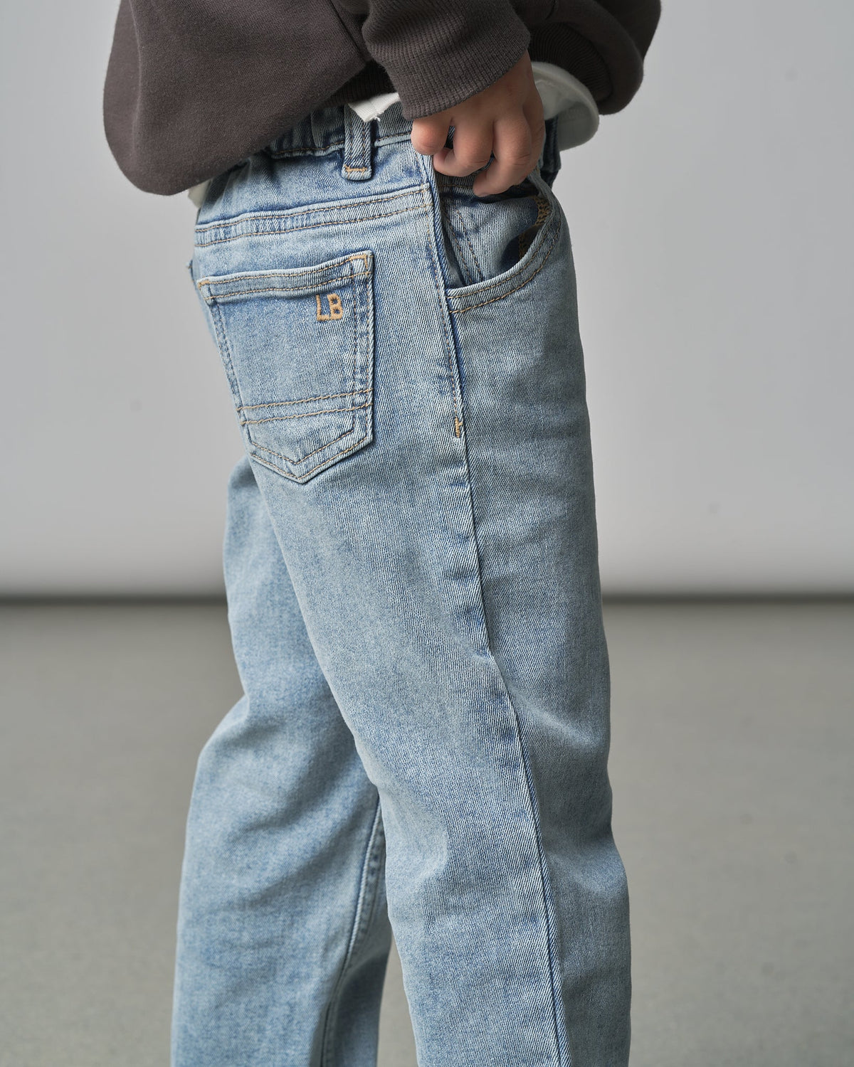 Straight Leg Denim - Little Bipsy