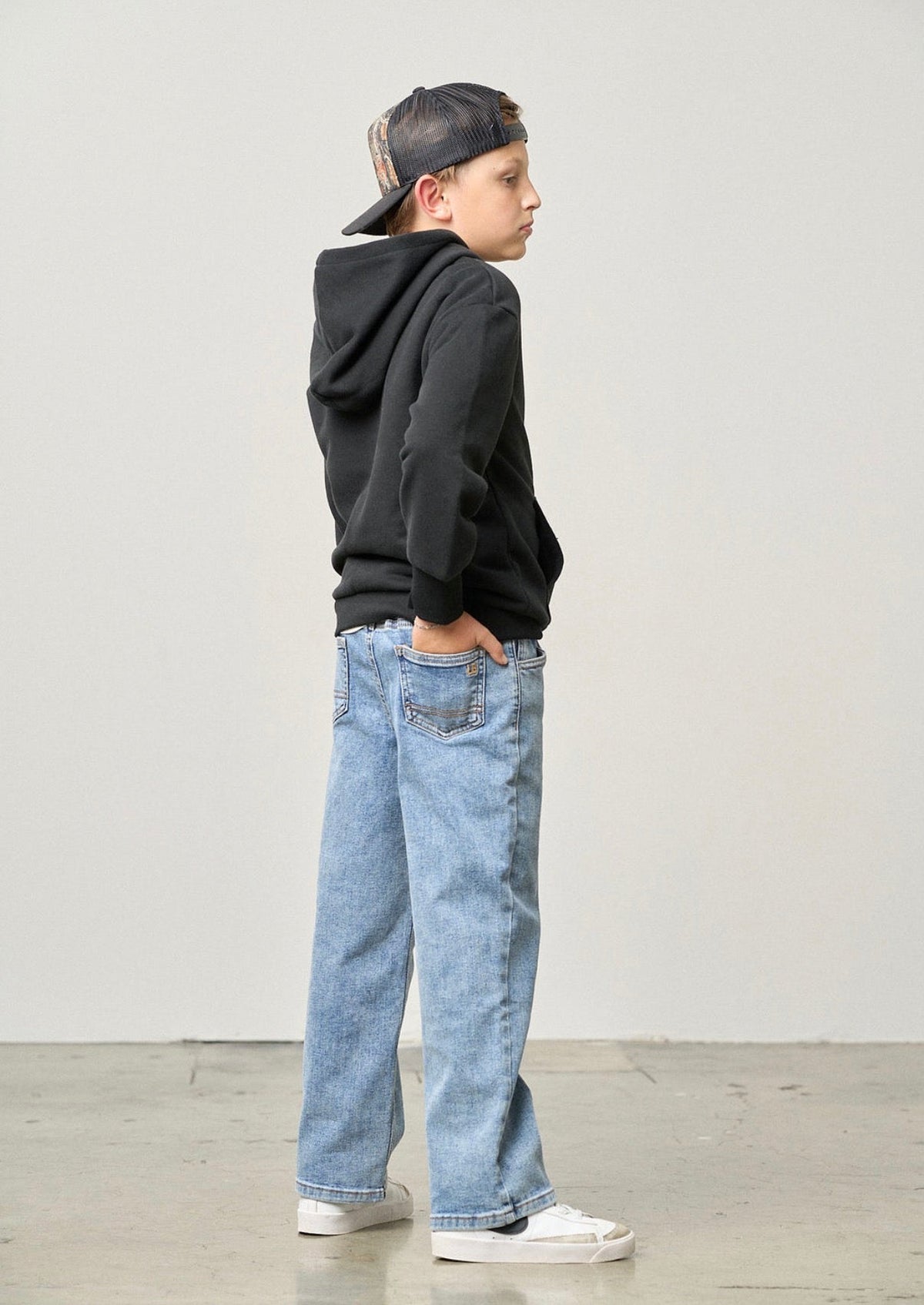 Straight Leg Denim - Little Bipsy