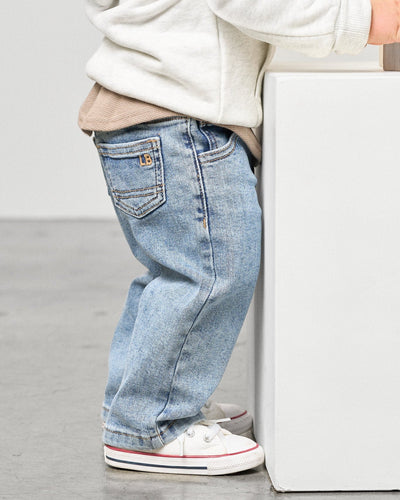Straight Leg Denim - Little Bipsy