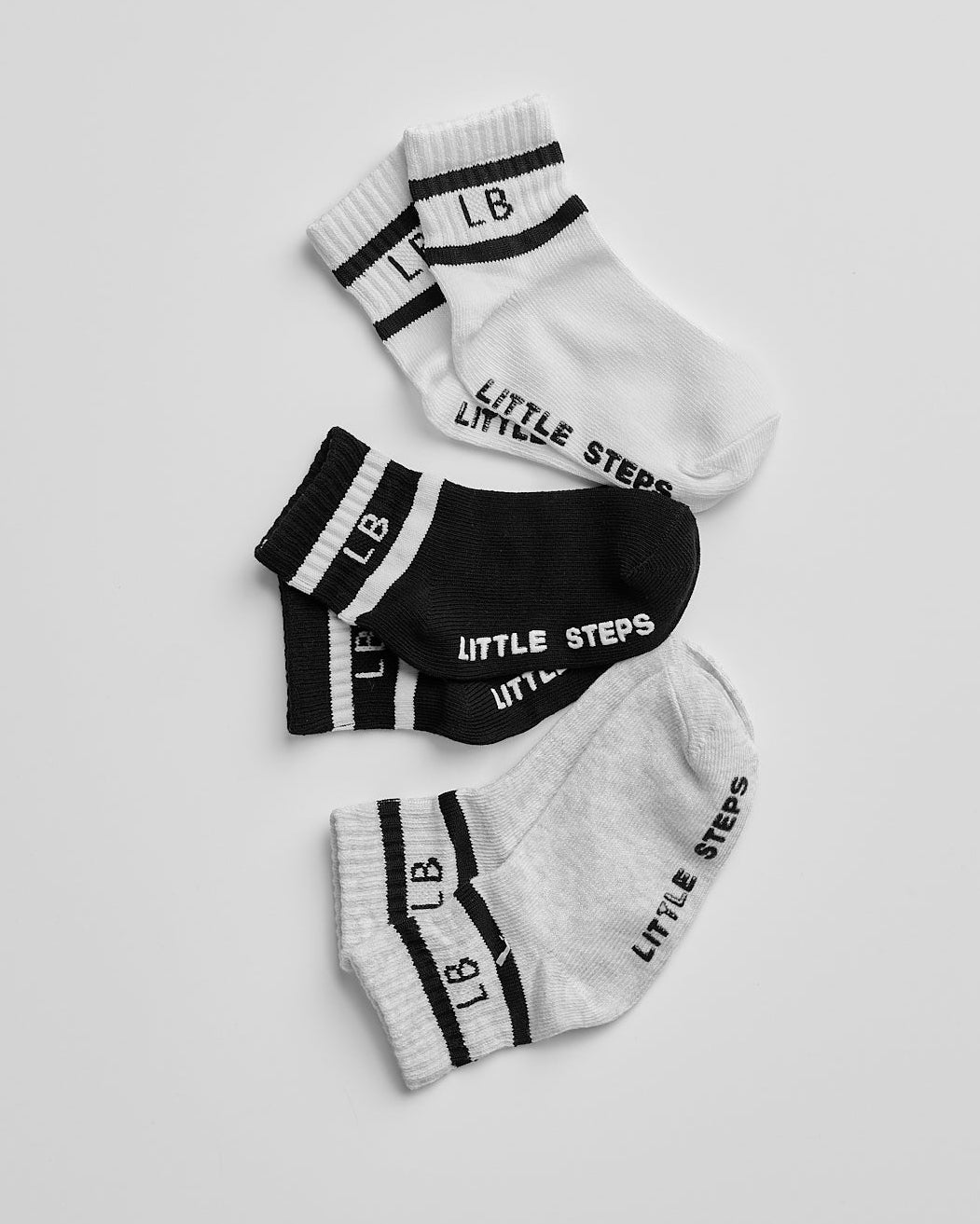 Stripe Sock 3 - Pack - Mix - Little Bipsy