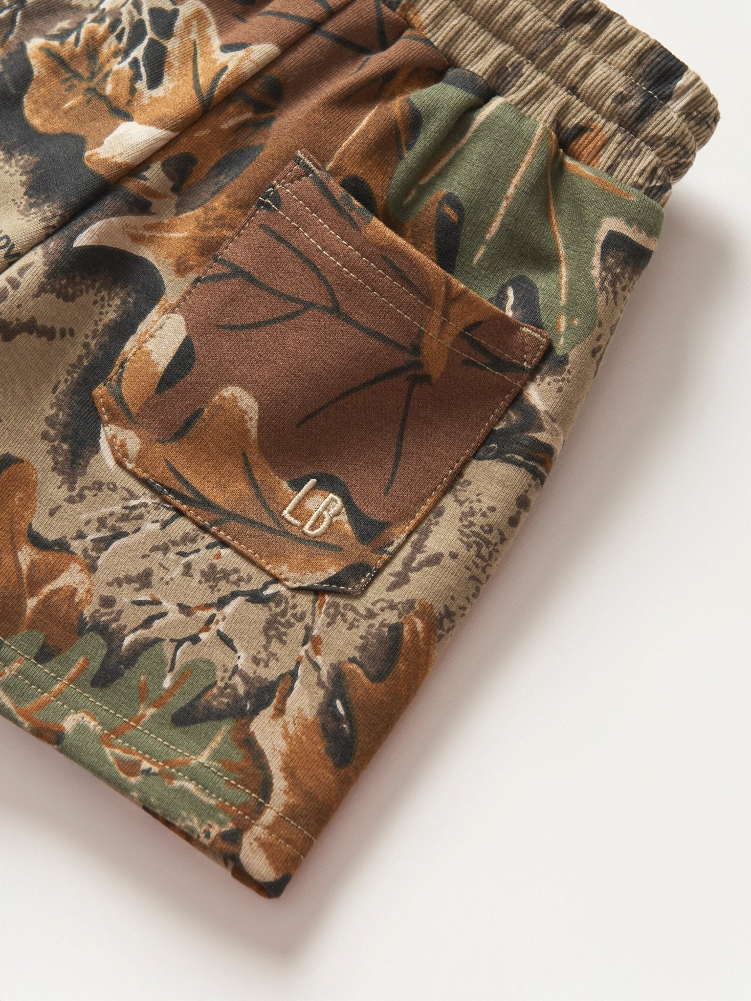 Kids Realtree Leaf Sweatshorts - Little Bipsy
