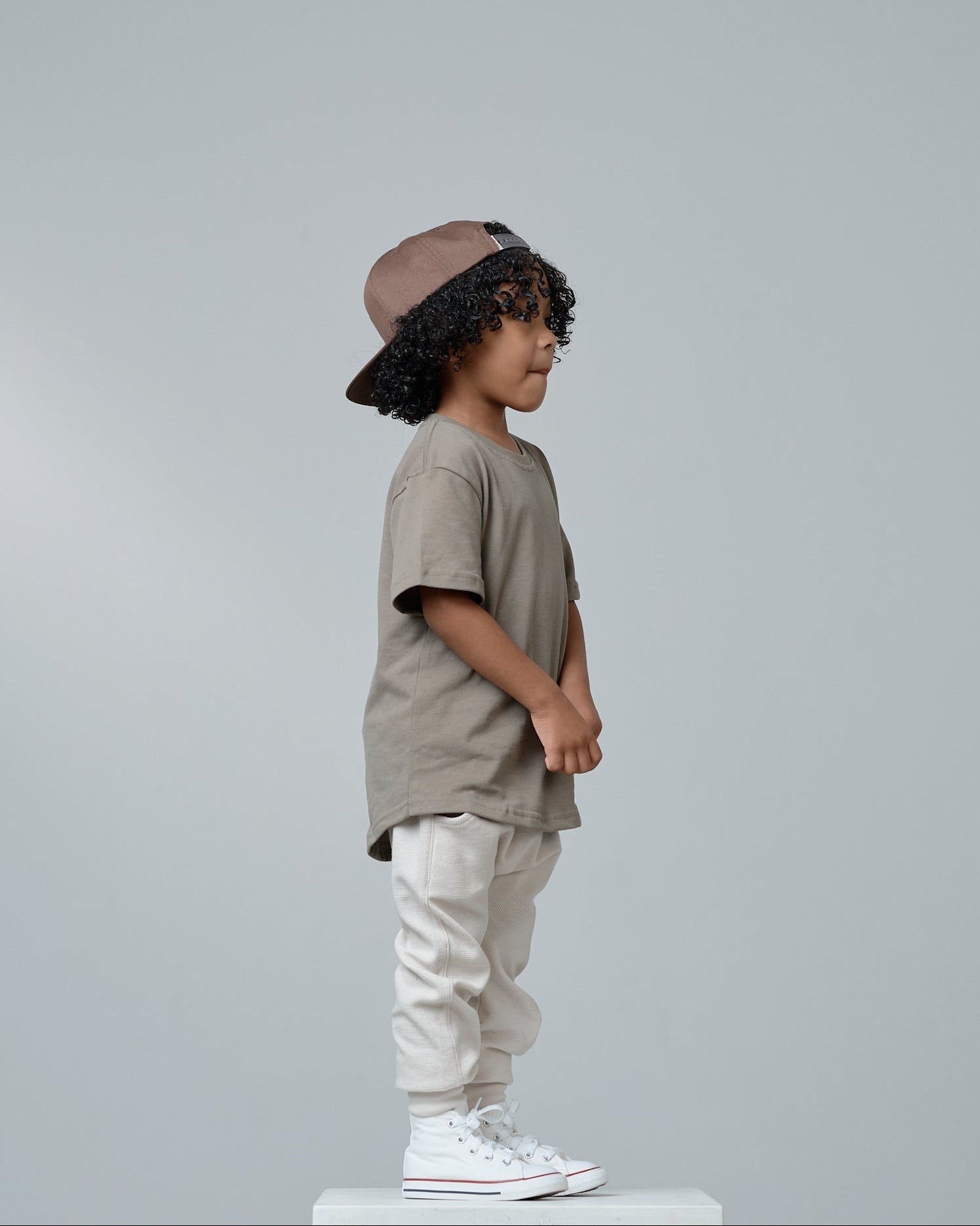 Swoop Elevated Tee - Green - Little Bipsy