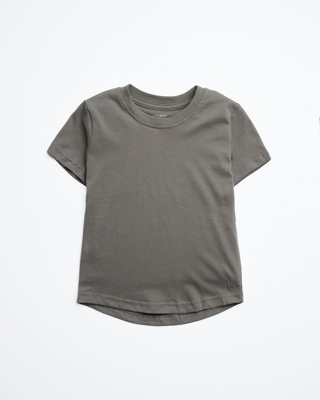 Swoop Elevated Tee - Green - Little Bipsy
