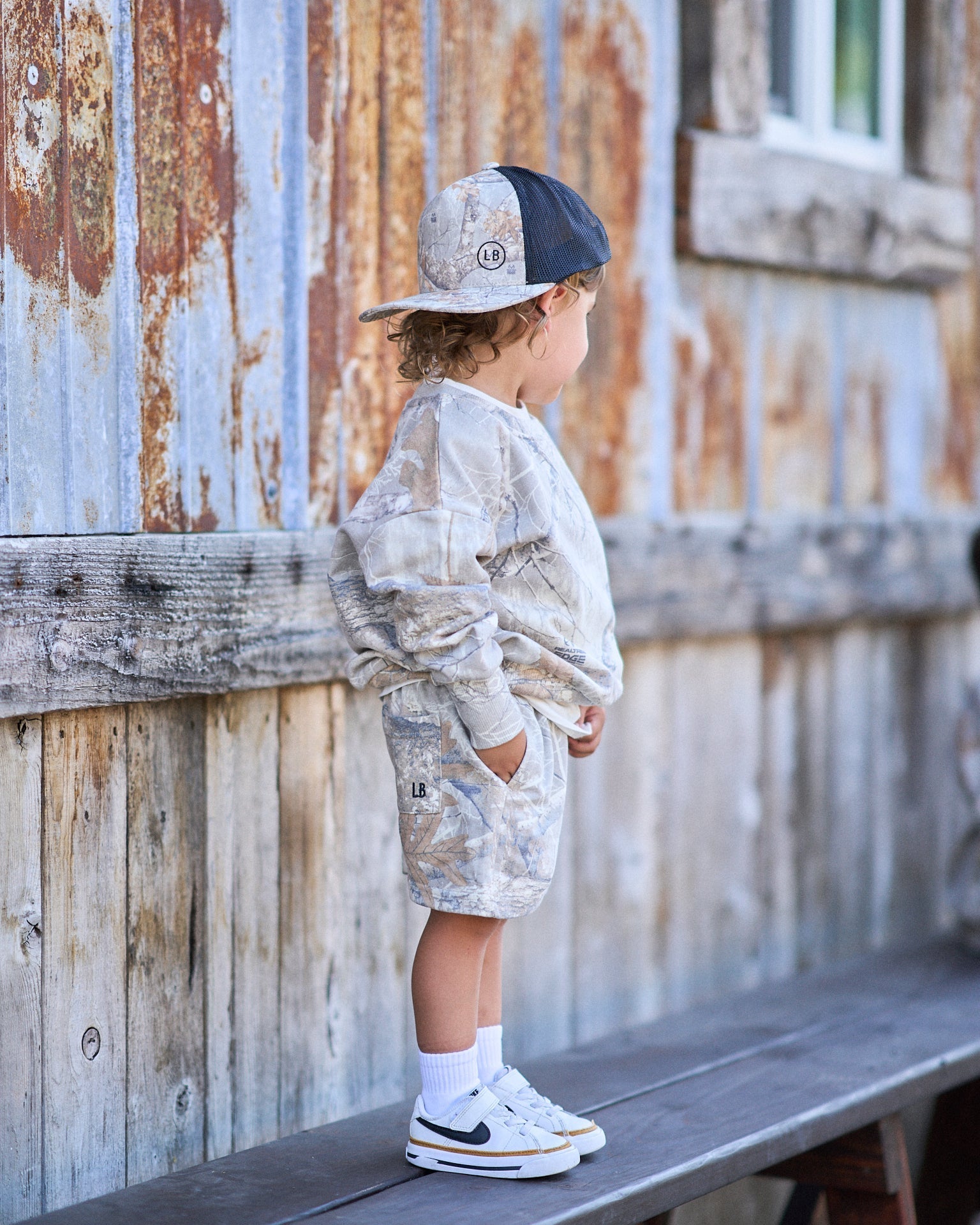 Trucker Hat - Edge Colors Driftwood® - Little Bipsy