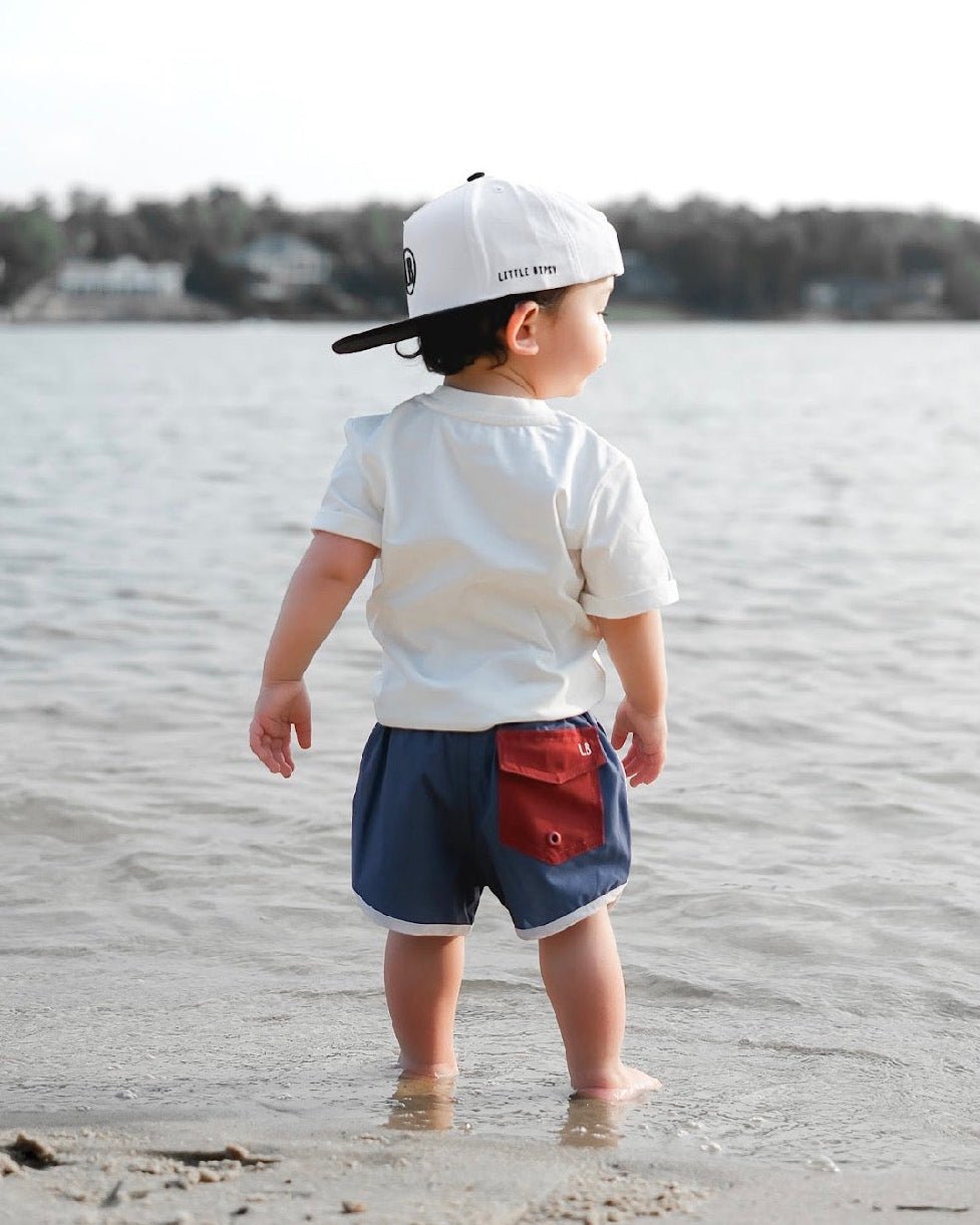USA Boy's Swim Short - Little Bipsy