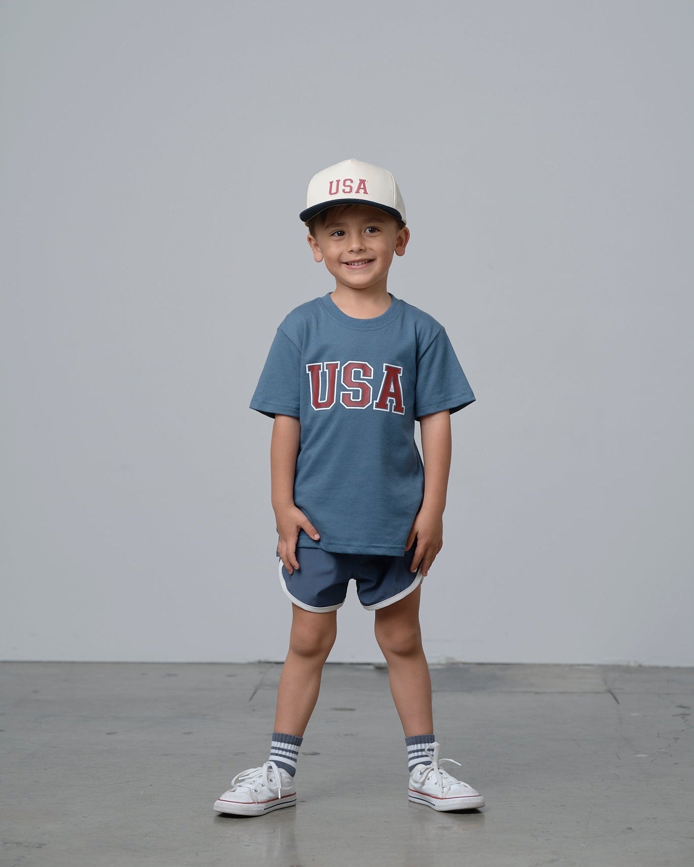 USA Boy's Swim Short - Little Bipsy
