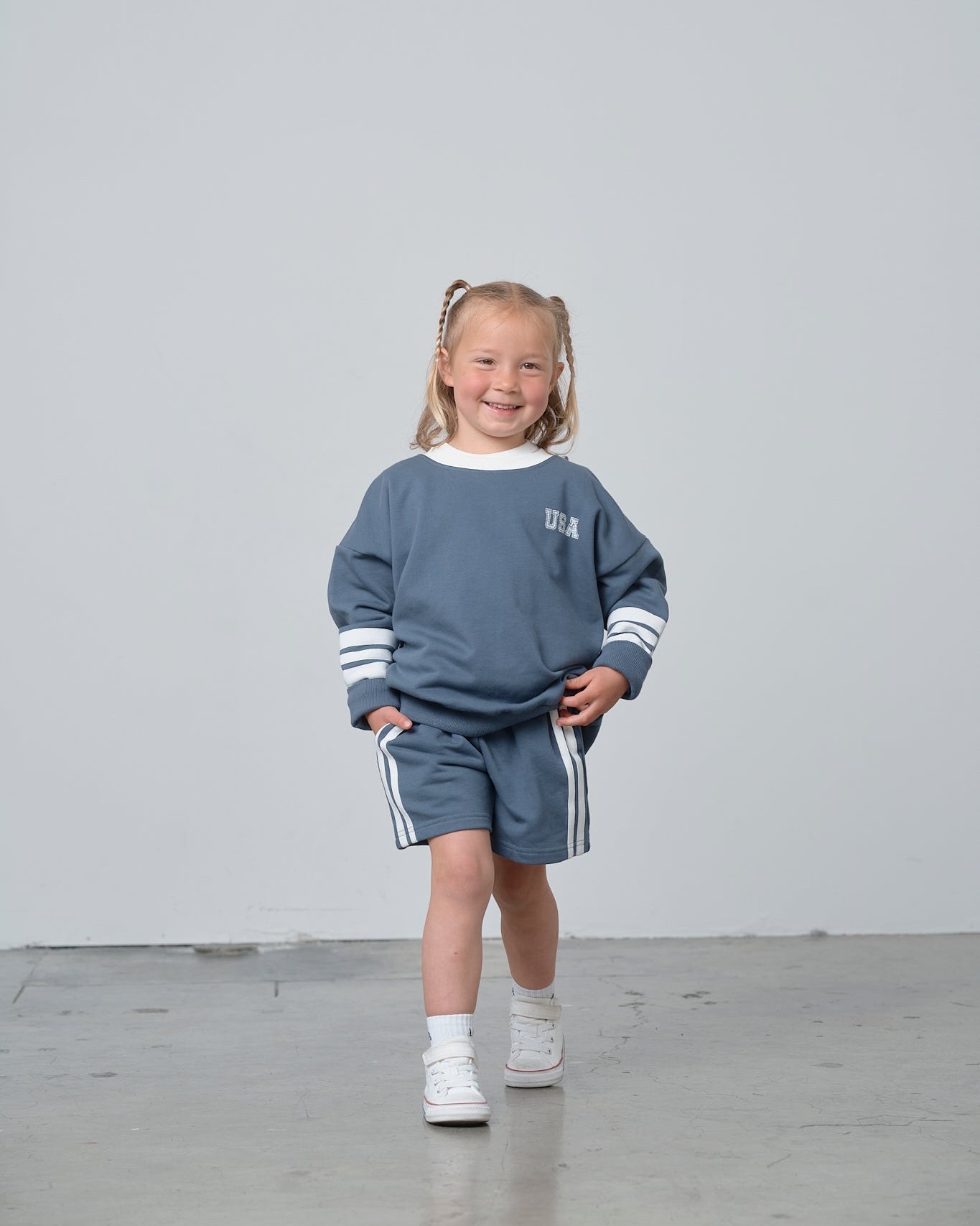 USA Short - Worn Indigo - Little Bipsy