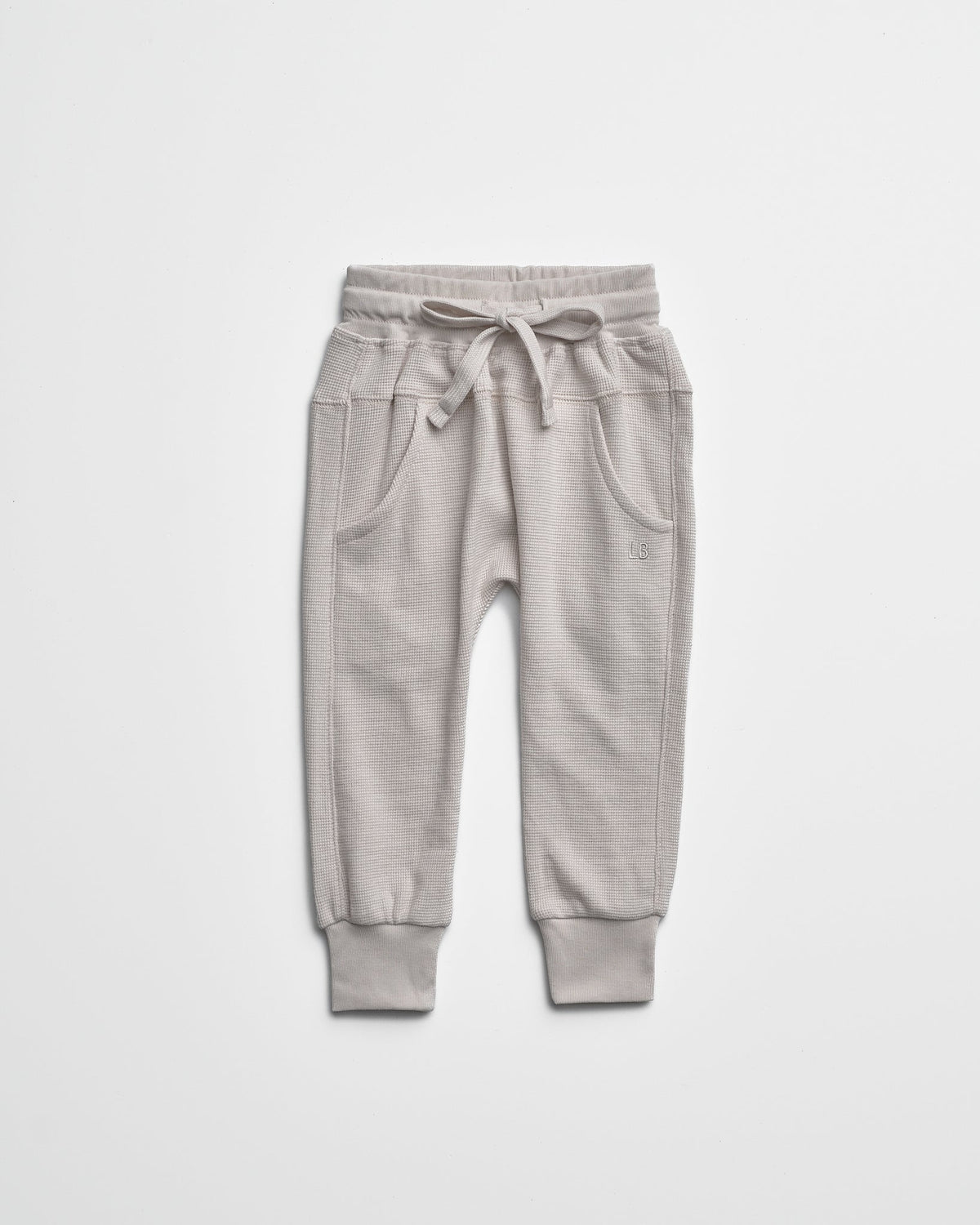 Waffle Jogger - Cream - Little Bipsy