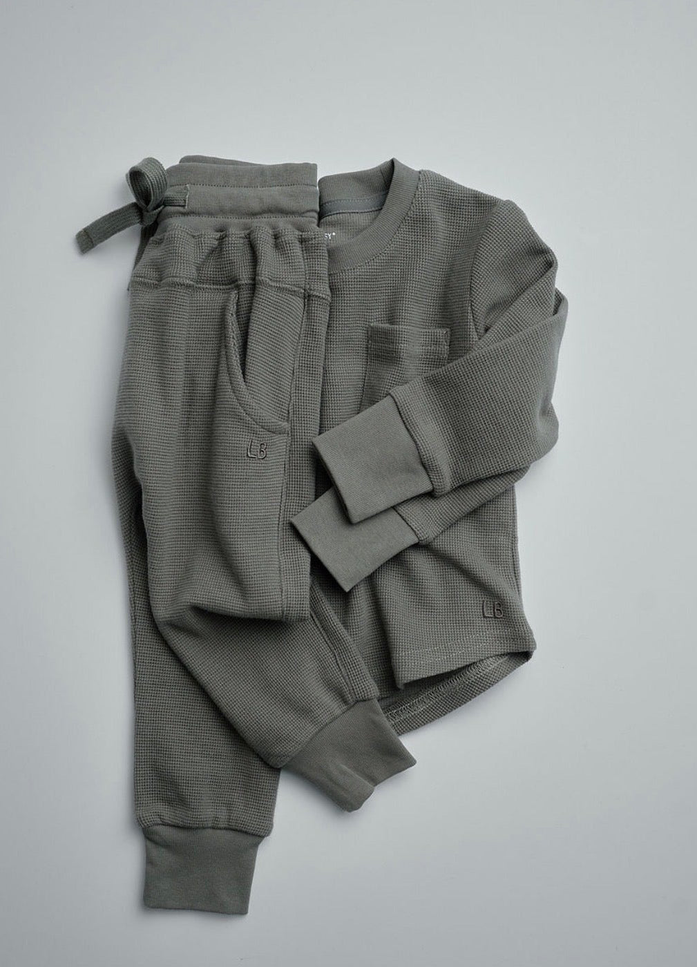Waffle Jogger - Green - Little Bipsy
