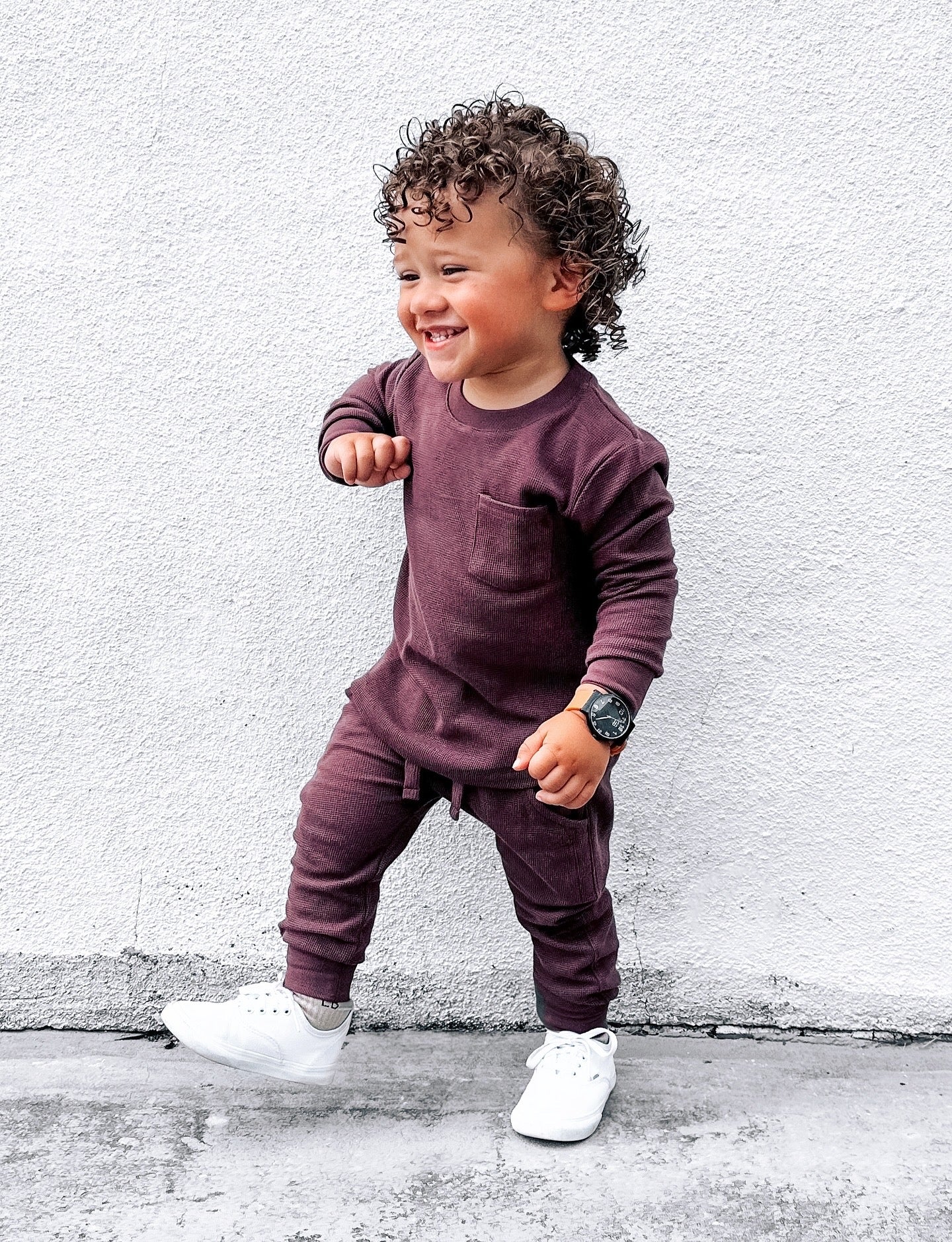 Waffle Jogger - Huckleberry - Little Bipsy