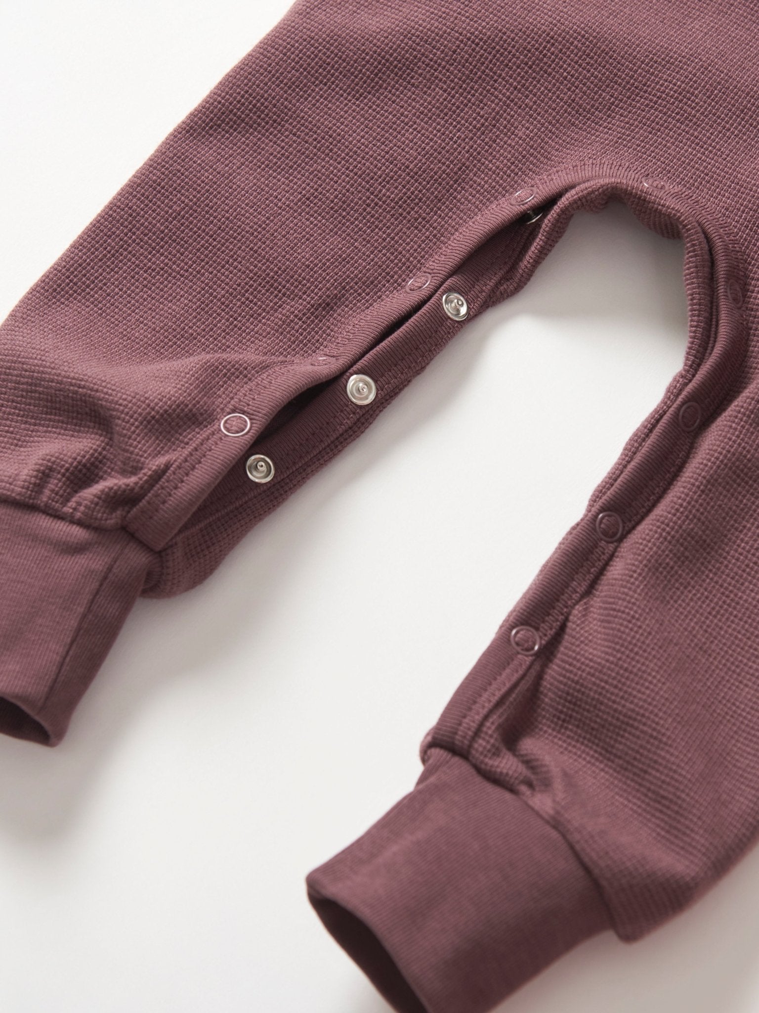 Waffle Romper - Huckleberry - Little Bipsy