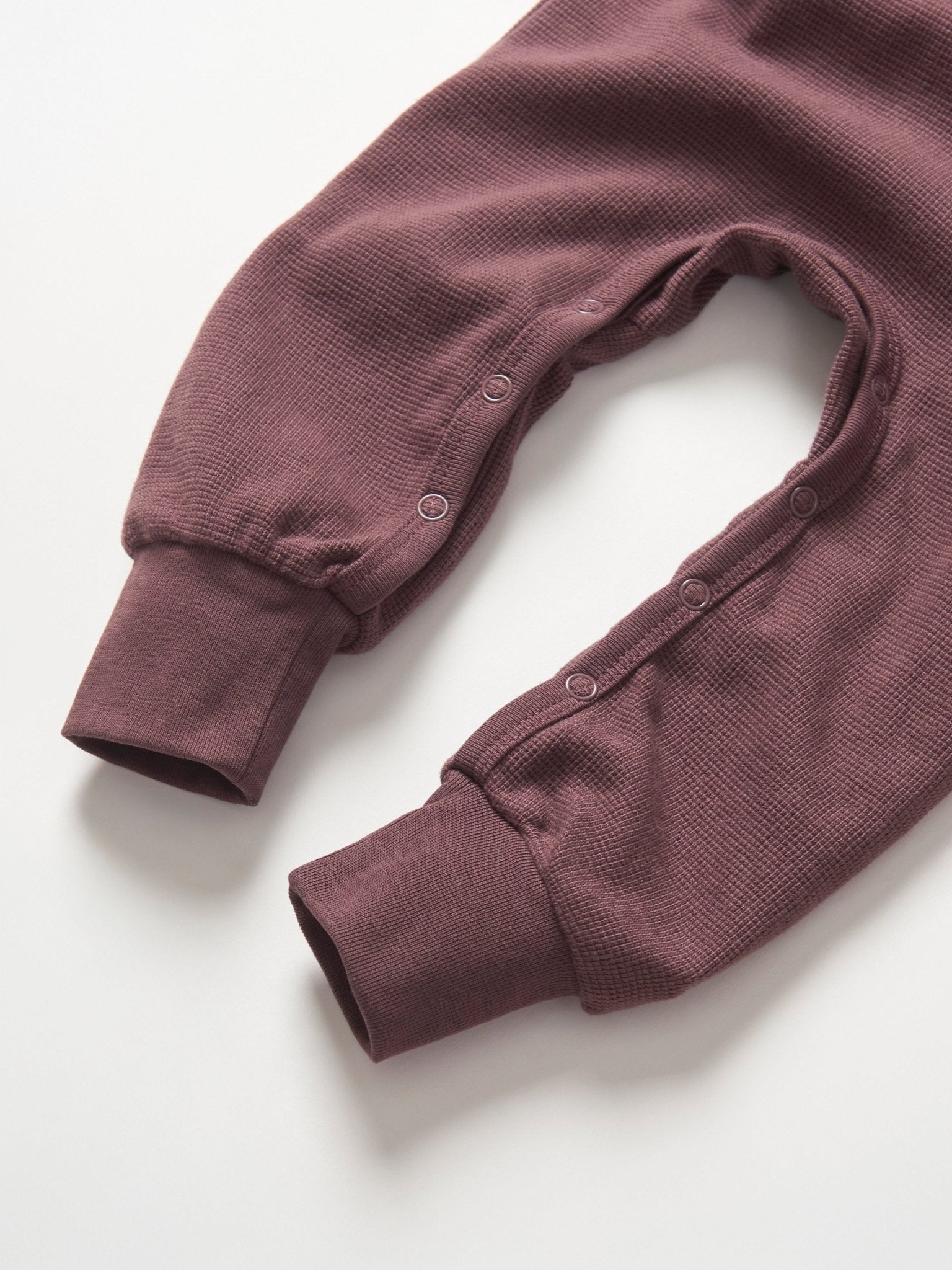 Waffle Romper - Huckleberry - Little Bipsy