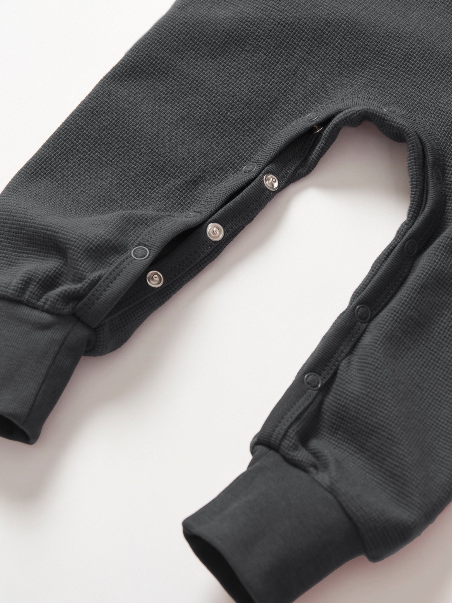 Waffle Romper - Shadow - Little Bipsy