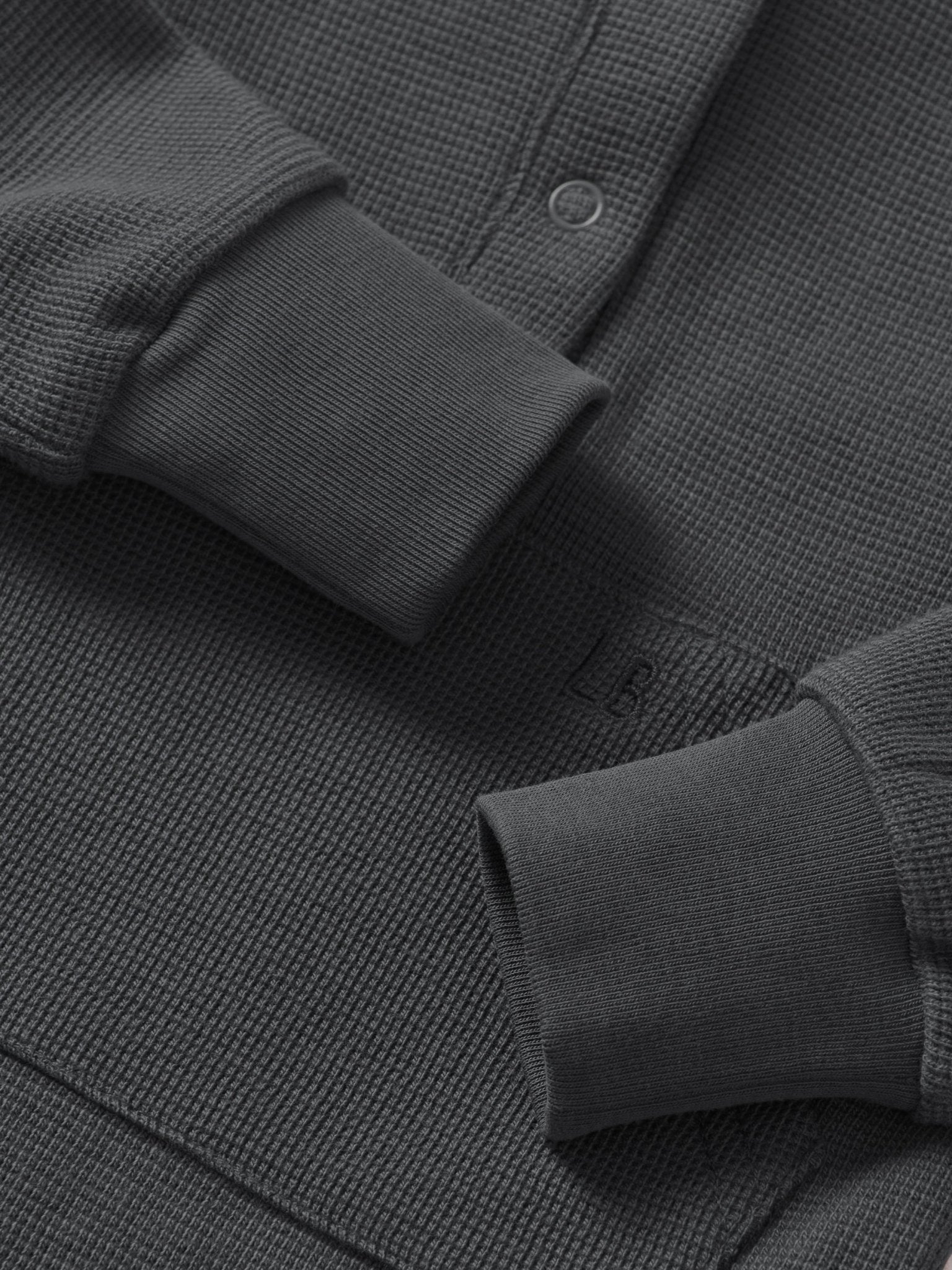 Waffle Romper - Shadow - Little Bipsy