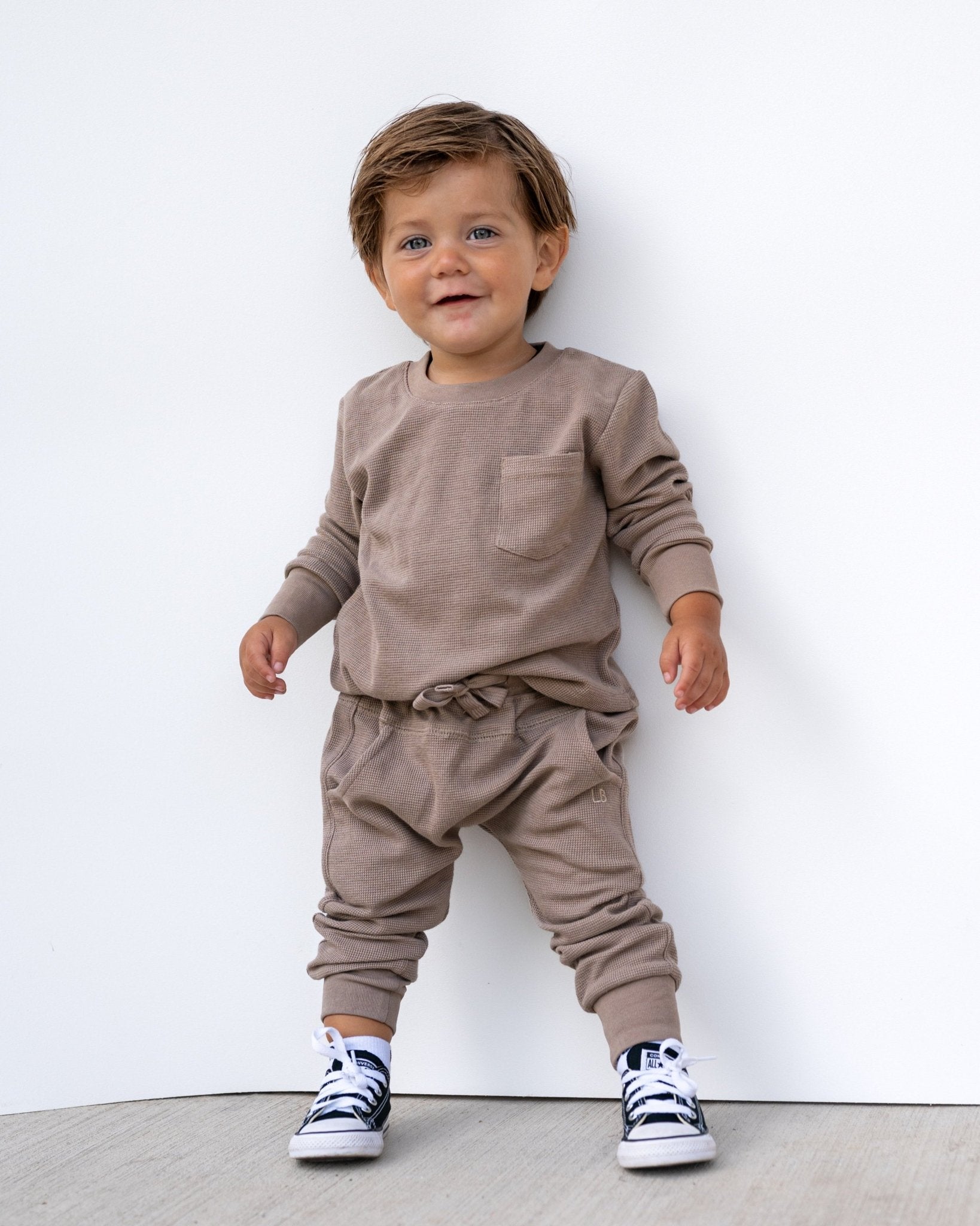 Waffle Top - Mushroom - Little Bipsy