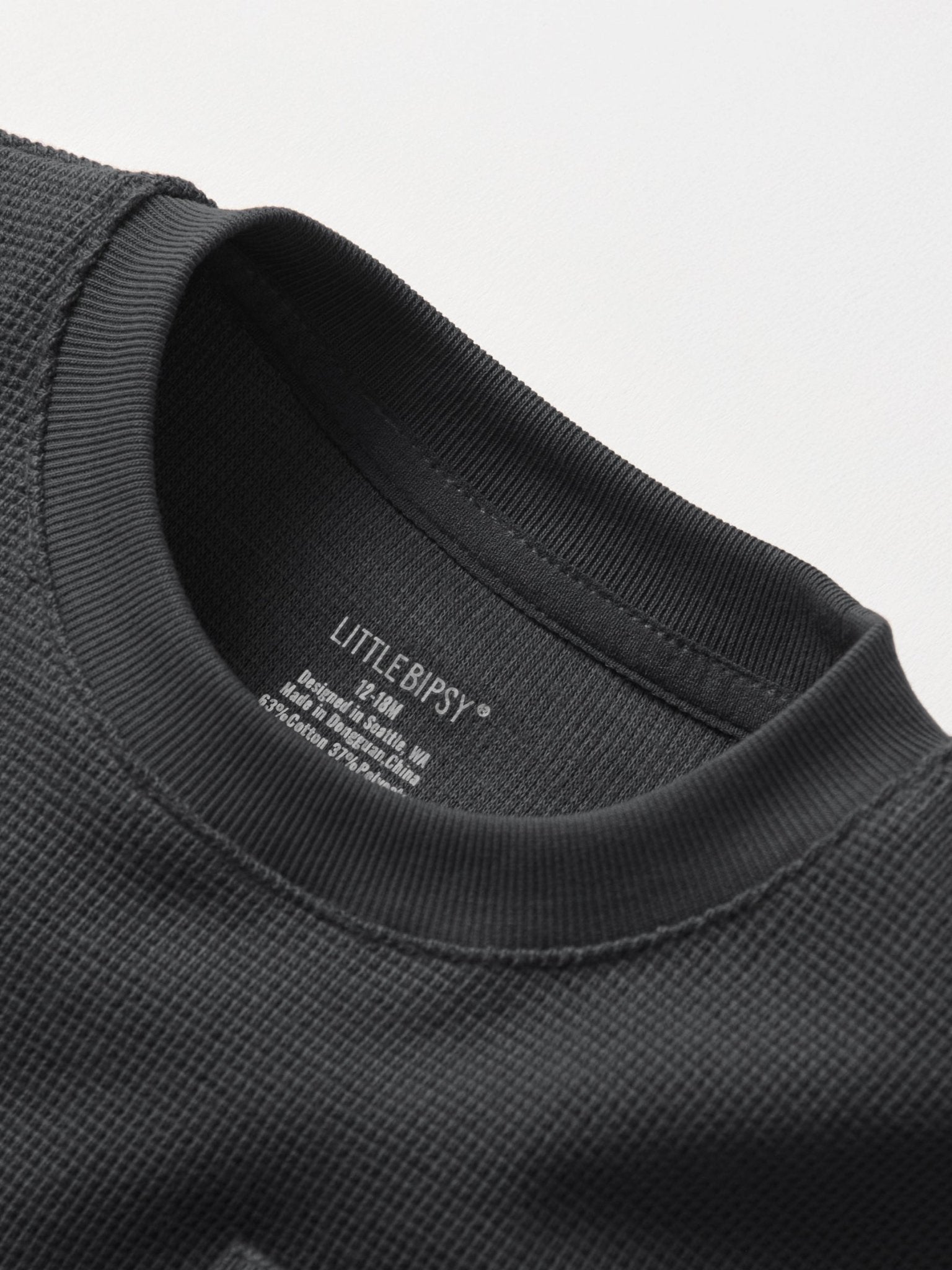 Waffle Top - Shadow - Little Bipsy