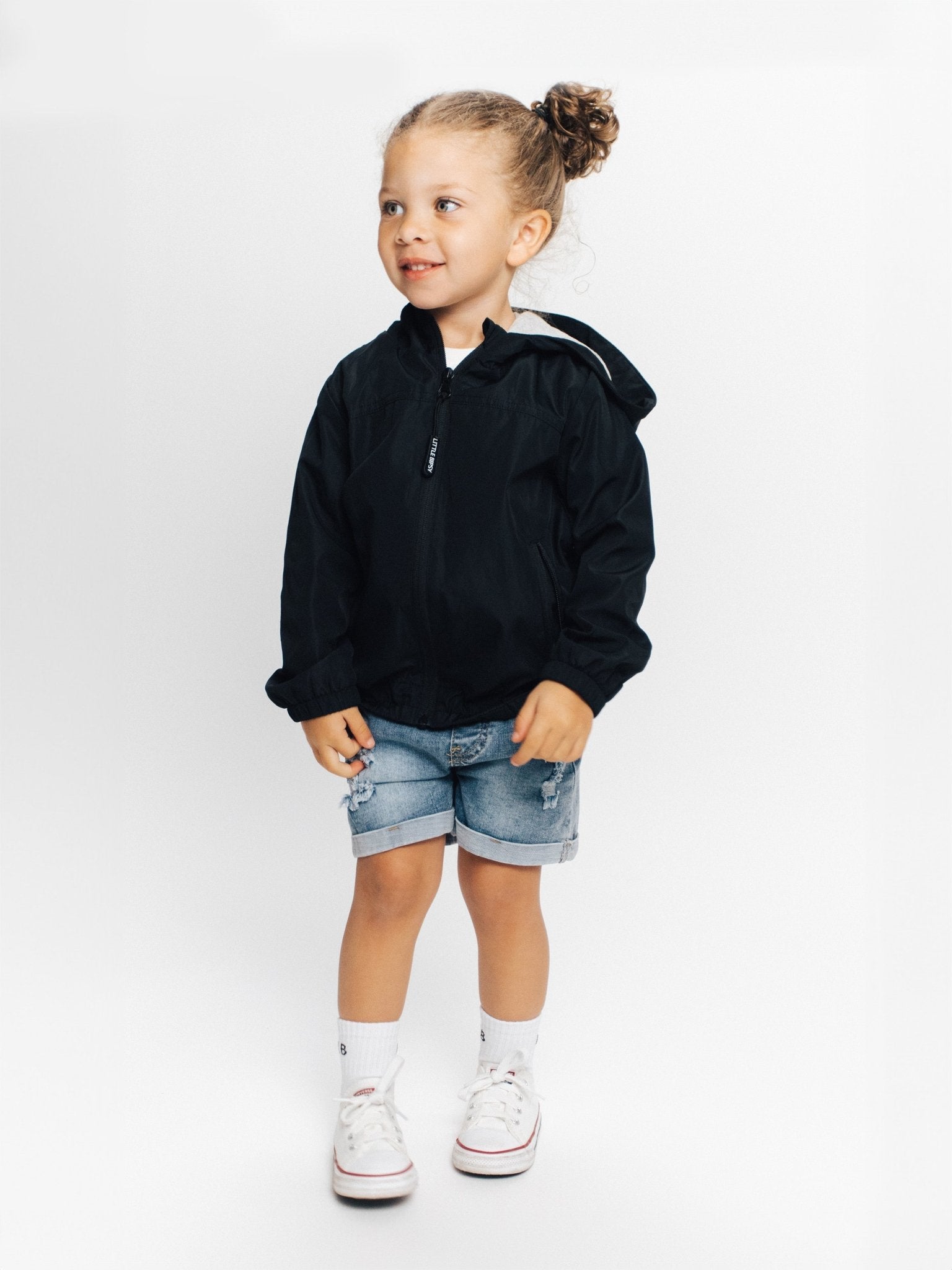 Windbreaker - Black - Little Bipsy