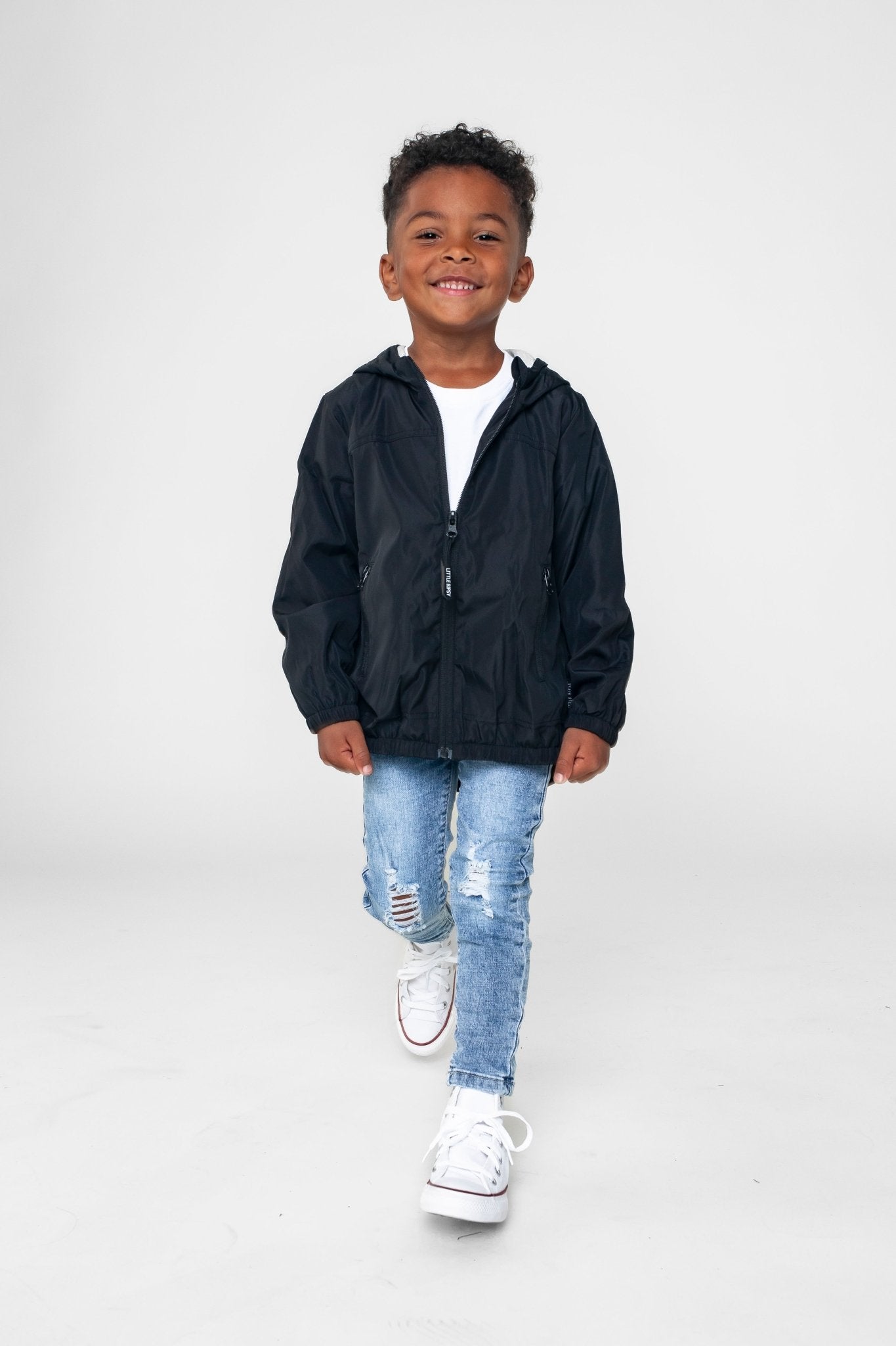 Windbreaker - Black - Little Bipsy