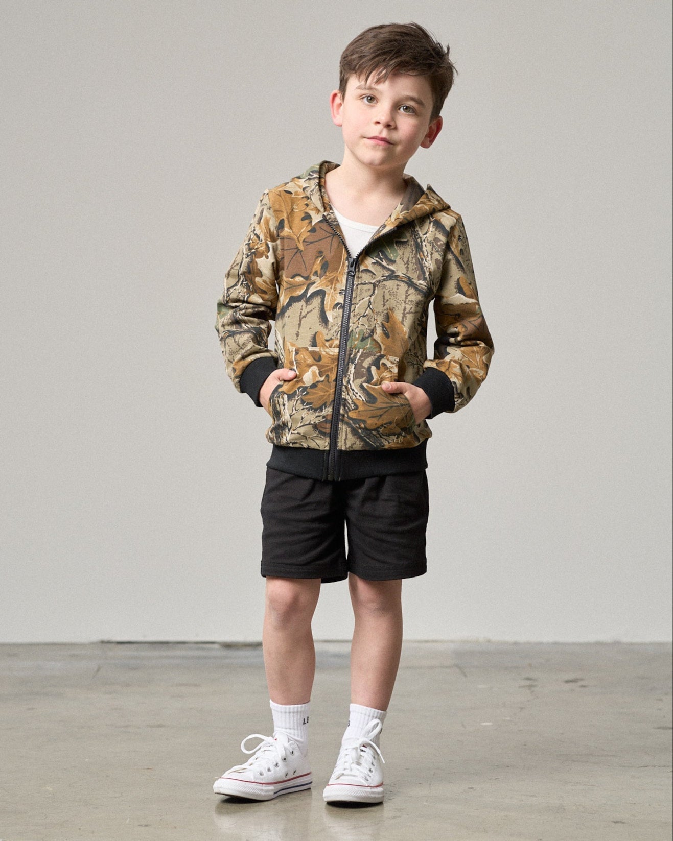 Zip Hoodie - Realtree Advantage ® Black - Little Bipsy