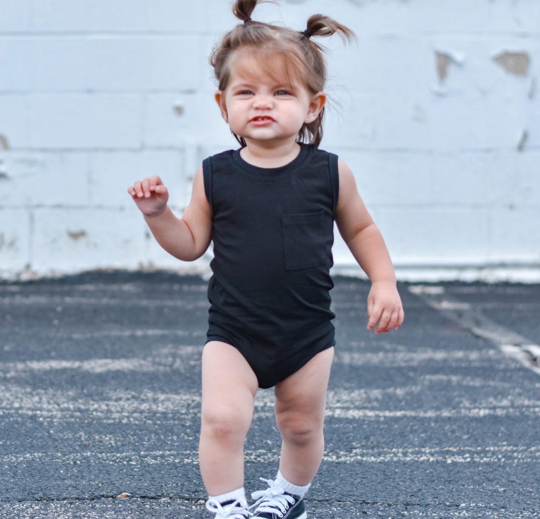 Tank Onepiece - Black - Little Bipsy Collection