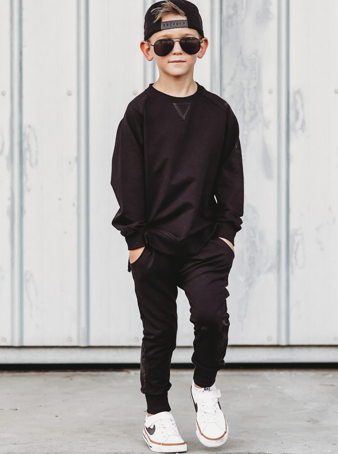 Pullover - Black - Little Bipsy Collection