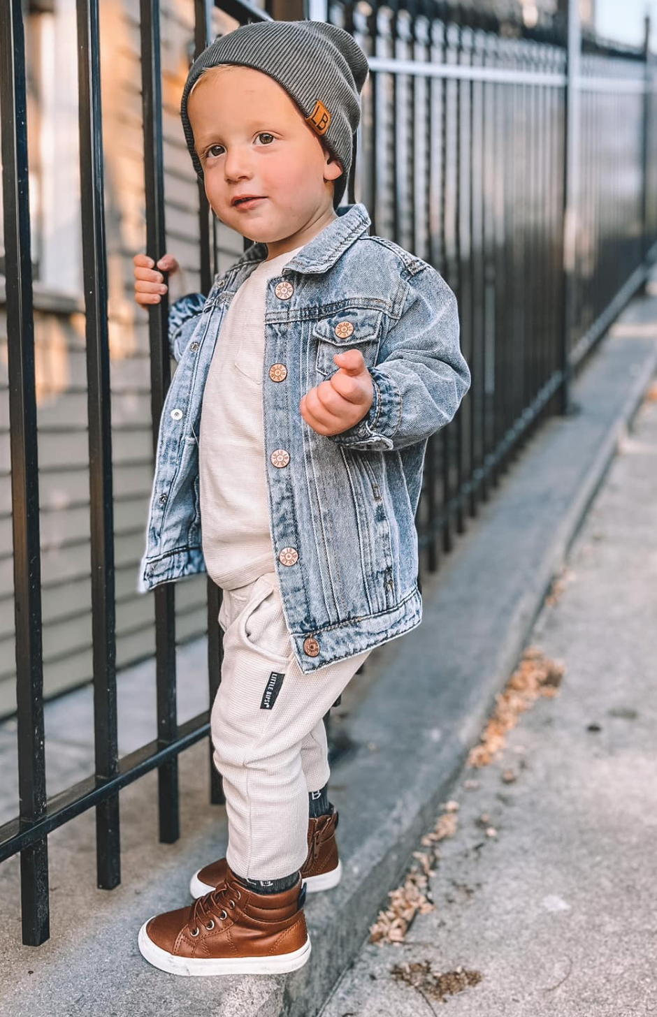 Baby boy denim outfit best sale