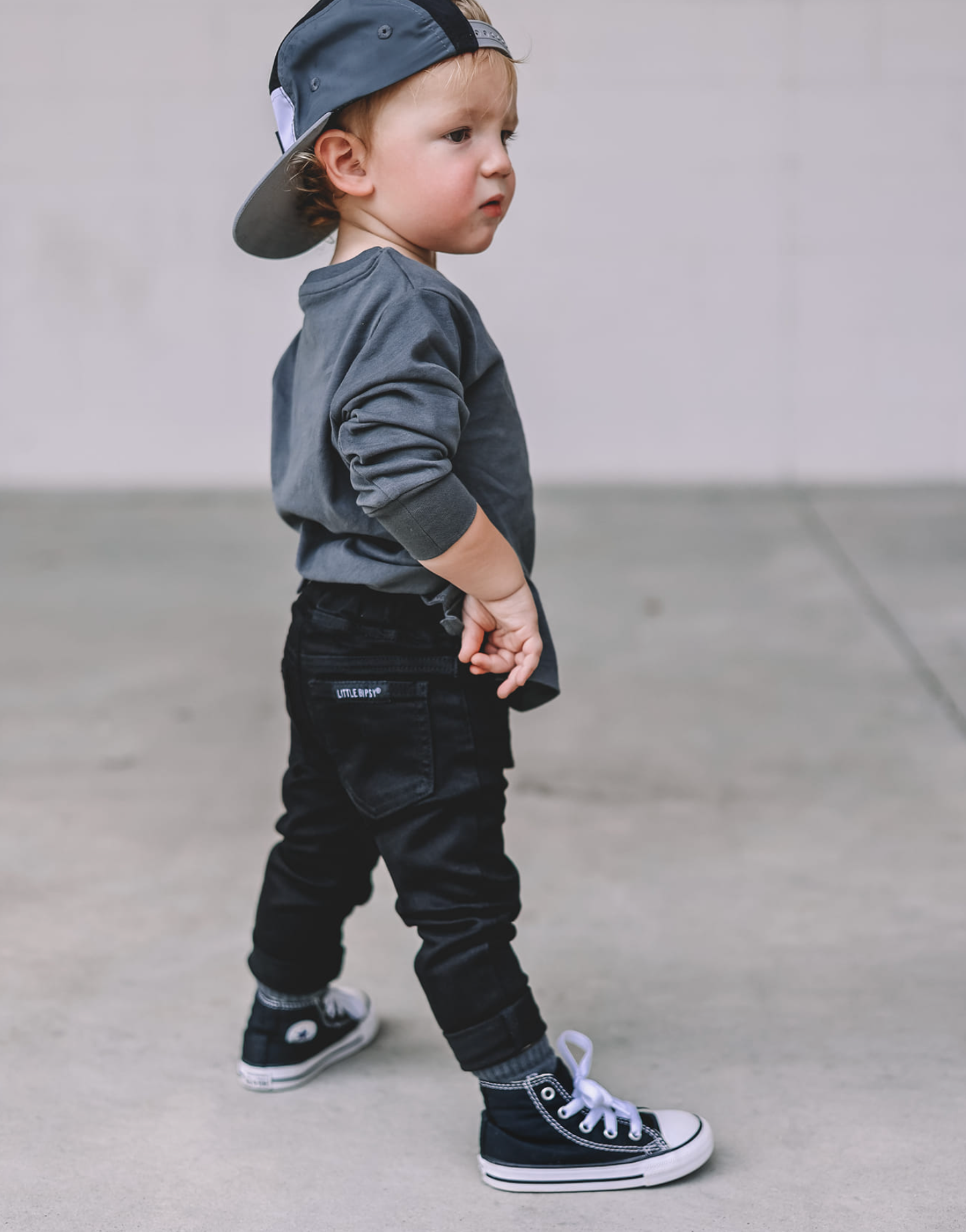 Kids Black Denim Jeans - Little Bipsy Kids Black Denim Jeans - Little Bipsy