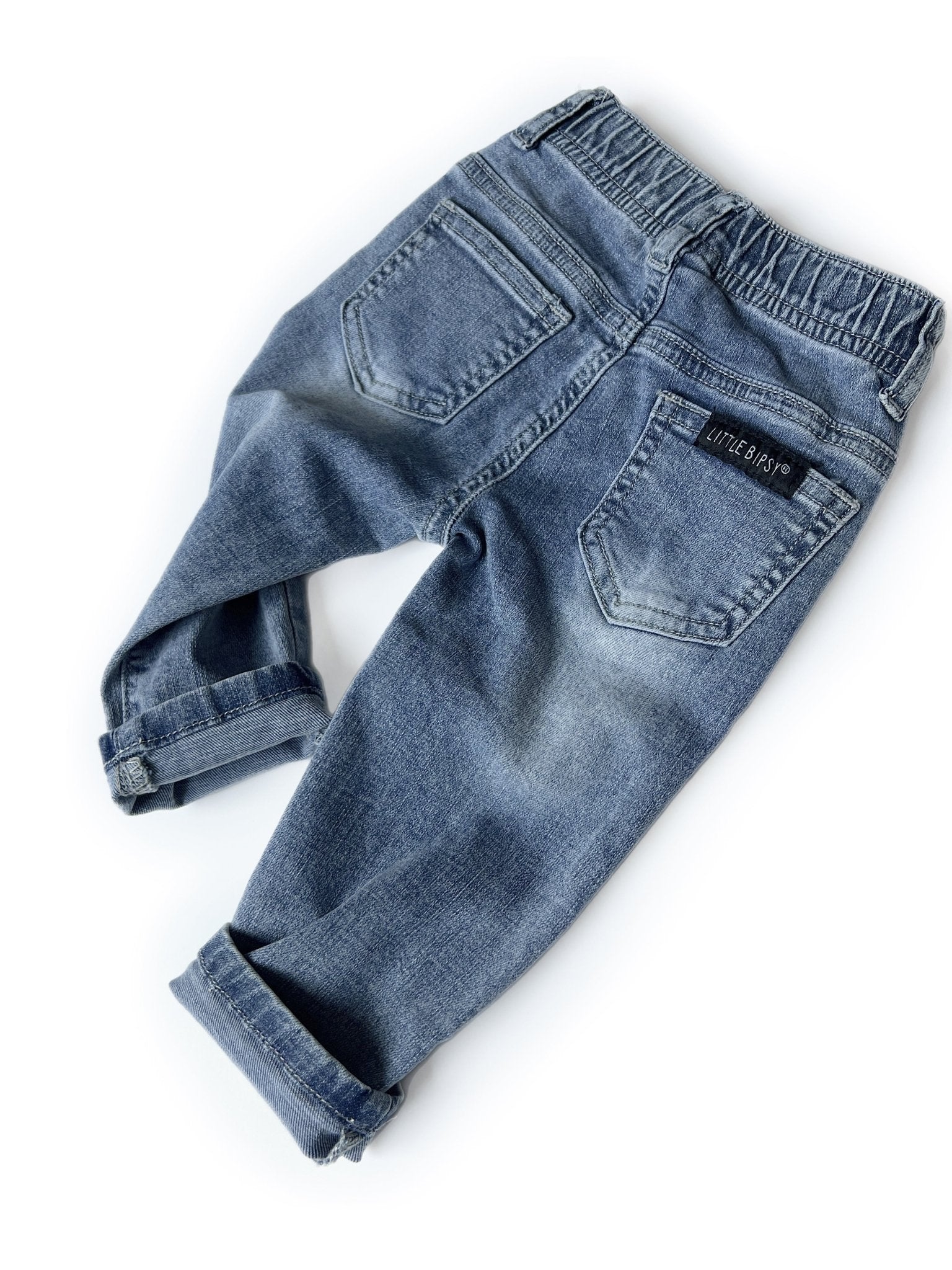 Baby Relaxed Fit Distressed Denim - Little Bipsy