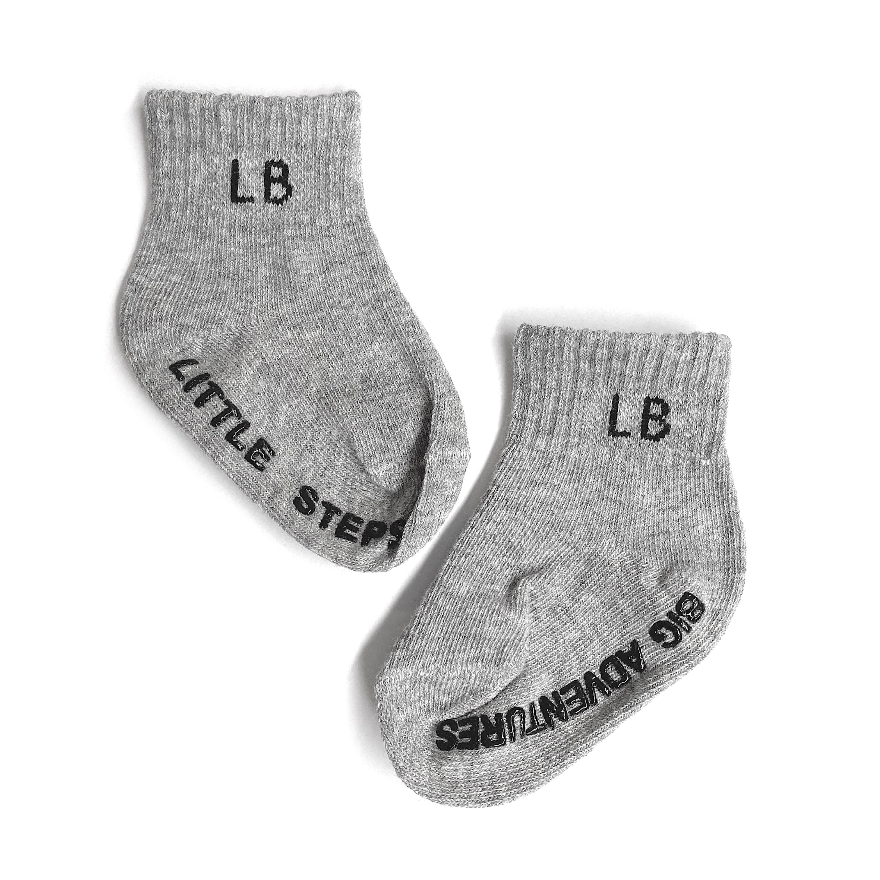 Sock 3-Pack - Grey - Little Bipsy Collection