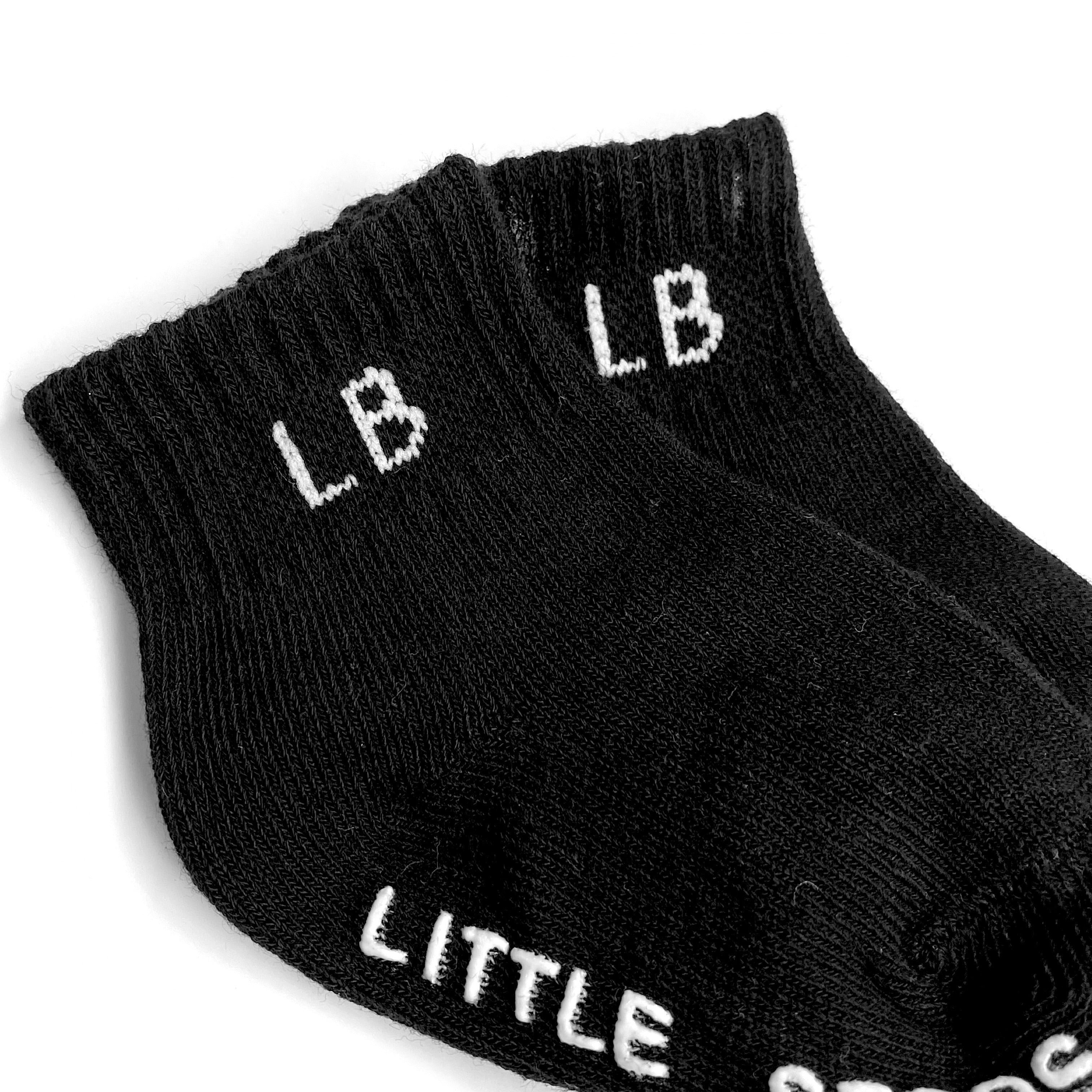 Sock 3-Pack - Black - Little Bipsy Collection