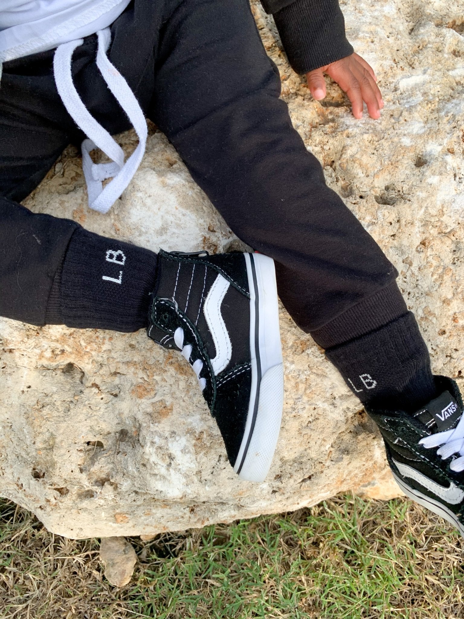 Sock 3 - Pack - Black - Little Bipsy